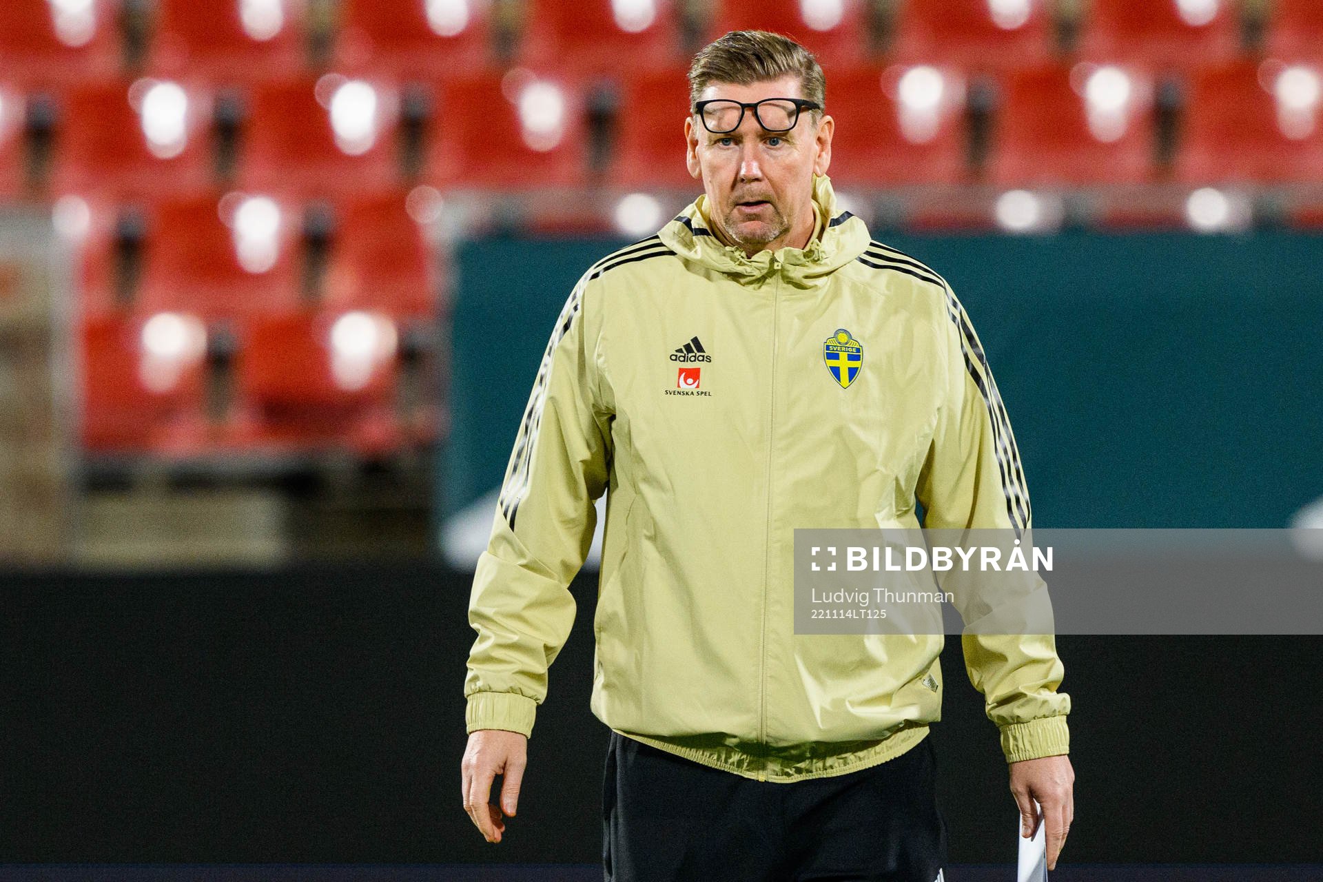 Assistant coach Peter Wettergren of the Swedish national