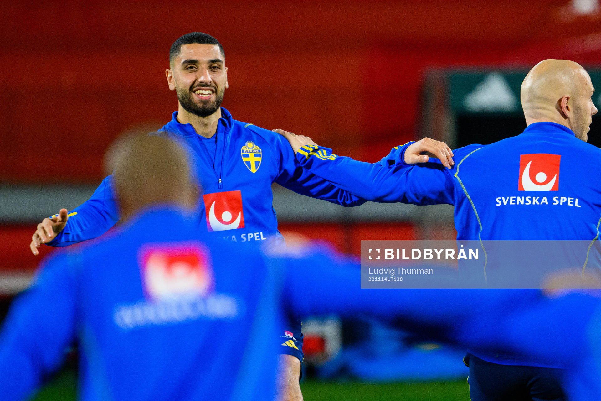 Aiham Ousou of the Swedish national football team
