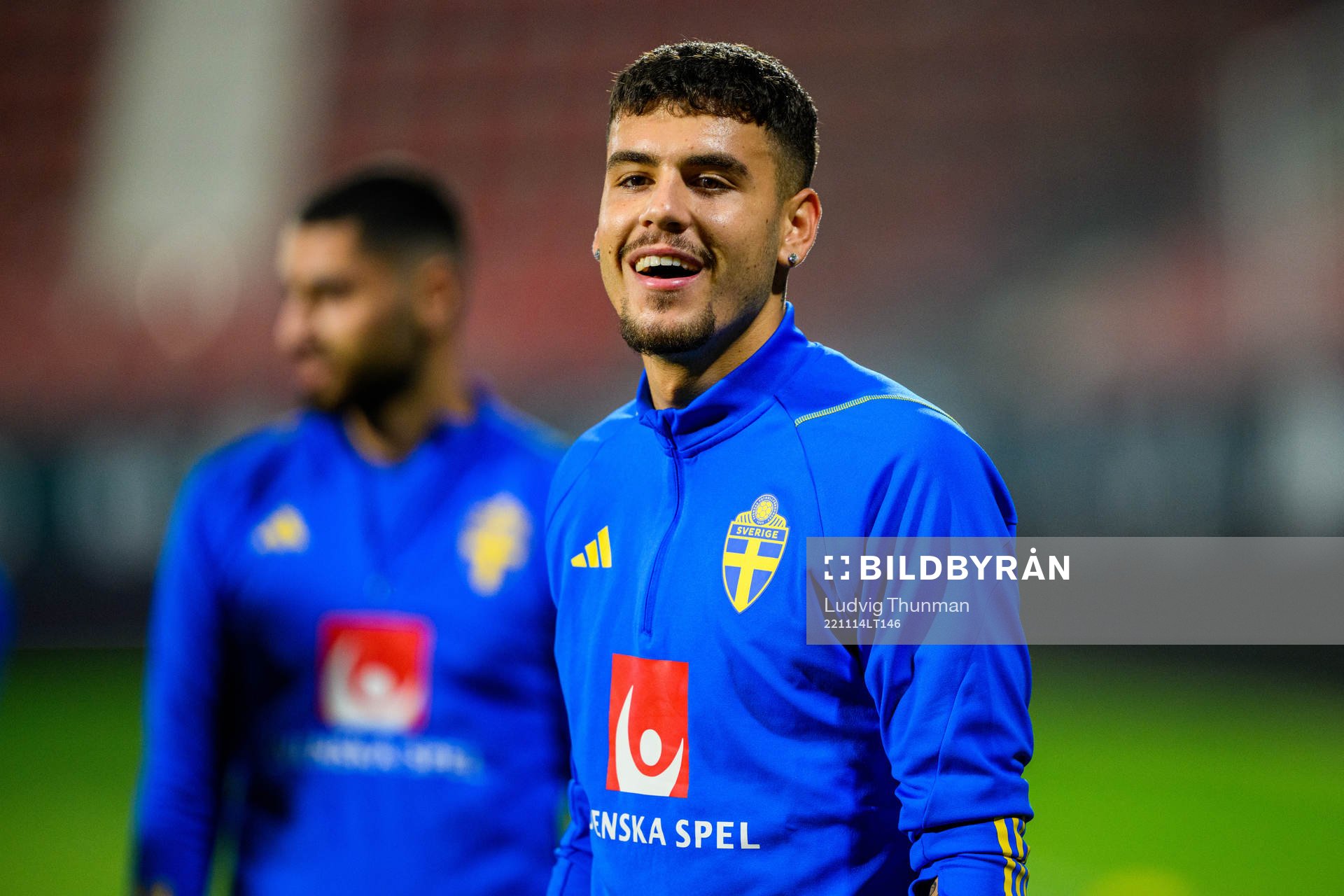 Edvin Kurtulus of the Swedish national football team