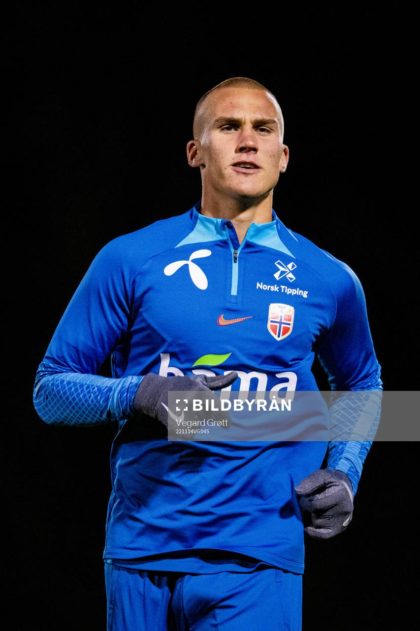 Leo Skiri Østigård of the Norwegian national football team