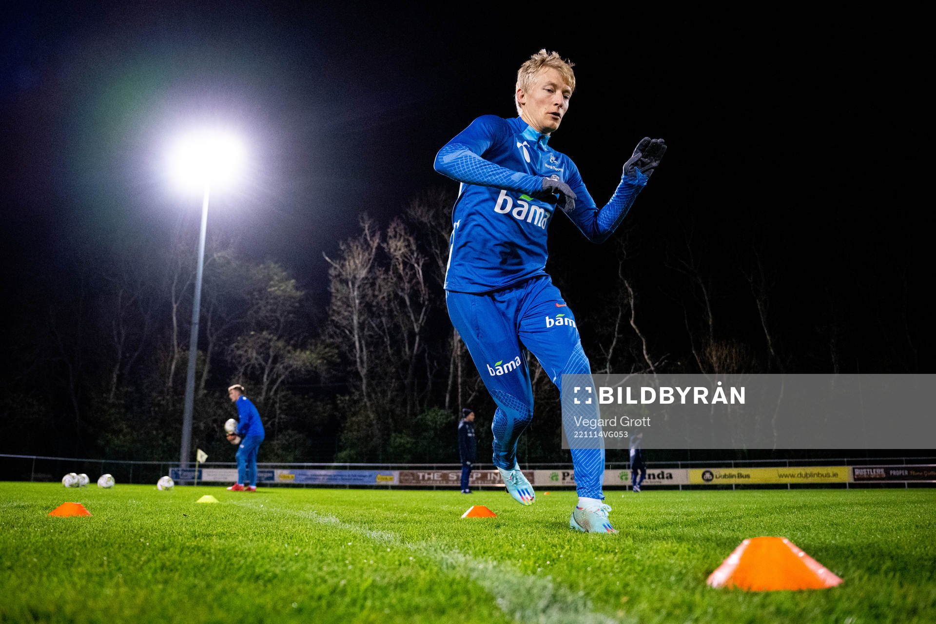 Birger Meling of the Norwegian national football team
