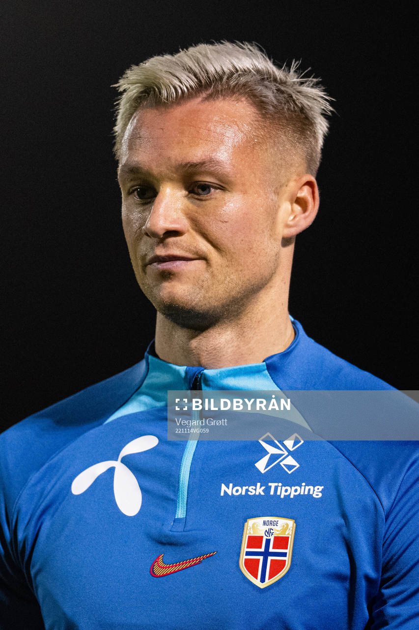 Stian Gregersen of the Norwegian national football team