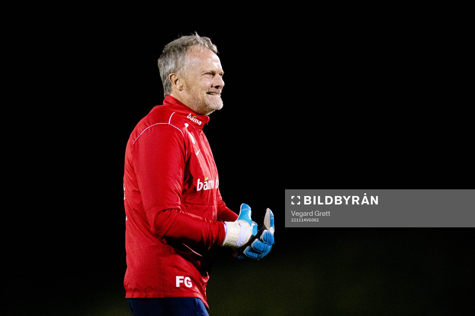 Frode Grodås, goalkeeper coach of the Norwegian national