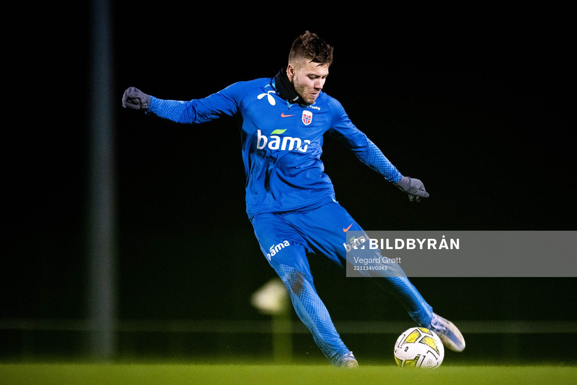 Fredrik André Bjørkan of the Norwegian national football