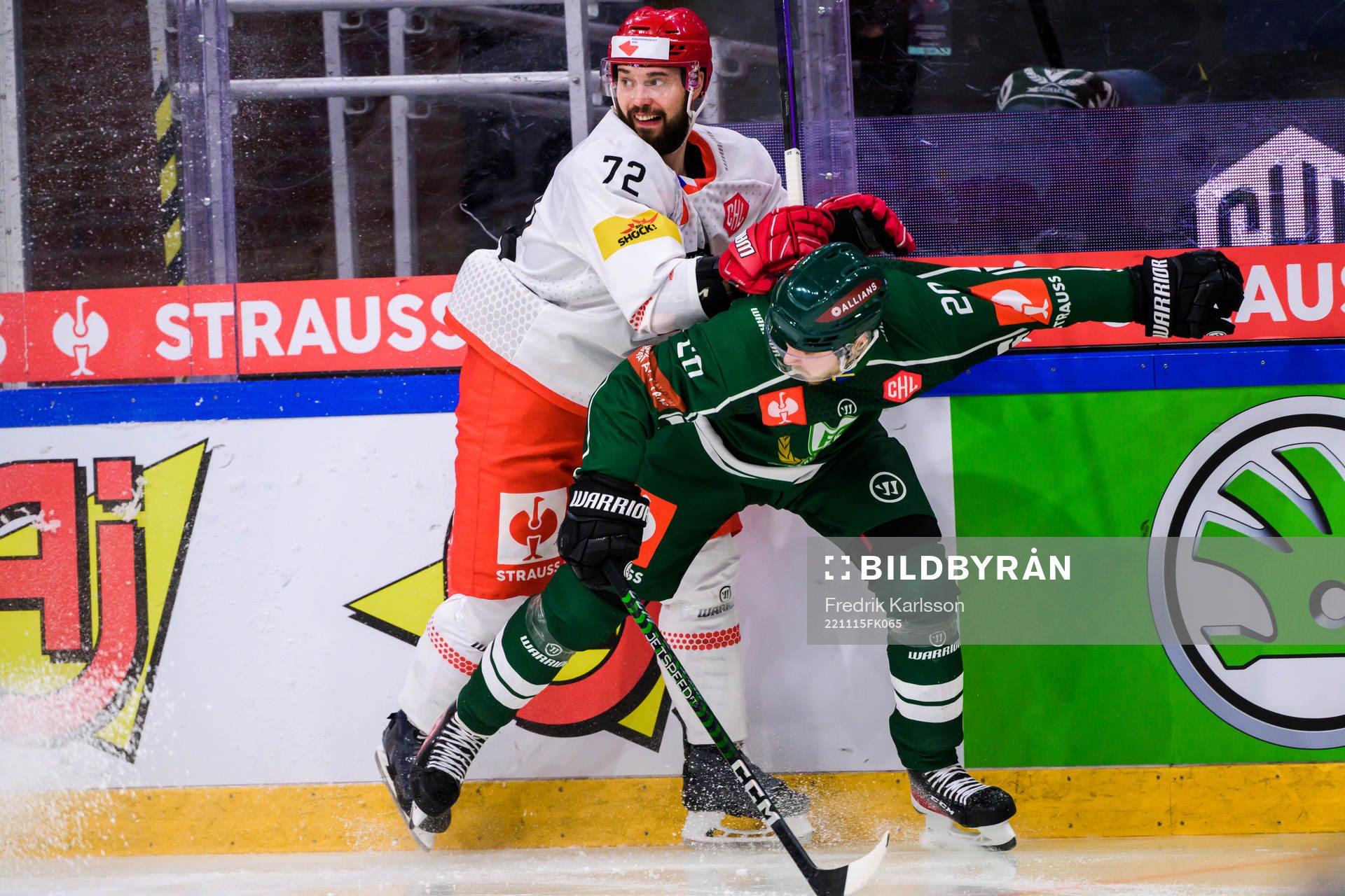 Bohumil Jank of Mountfield and Marcus Westfält of