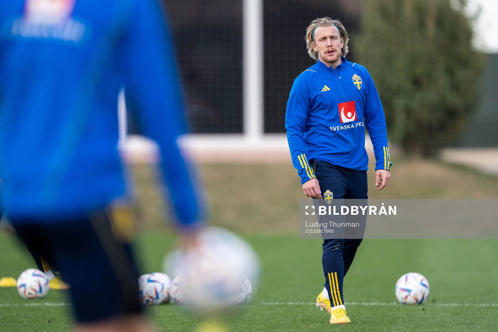 Emil Forsberg of the Swedish national football team