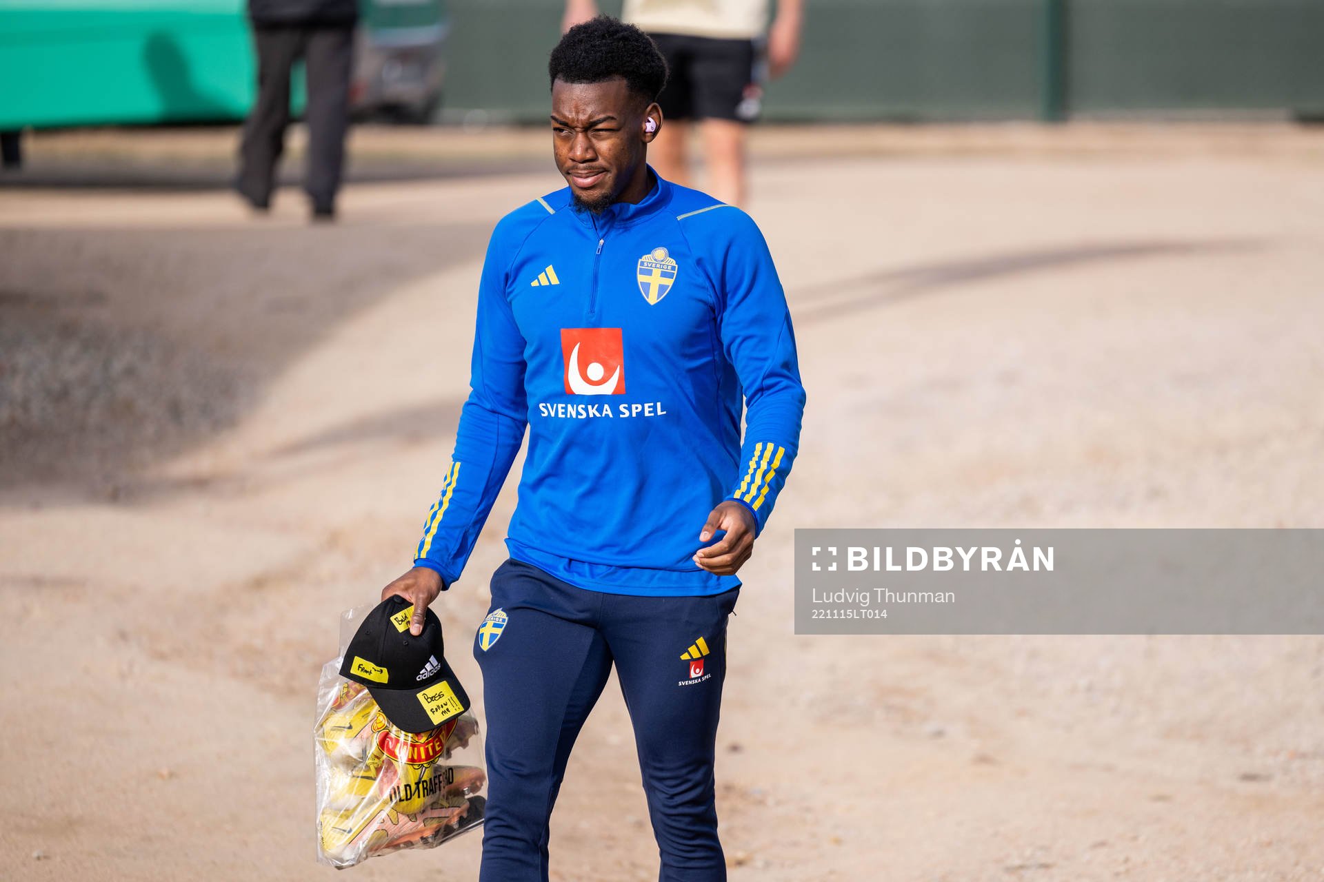 Anthony Elanga of the Swedish national football team