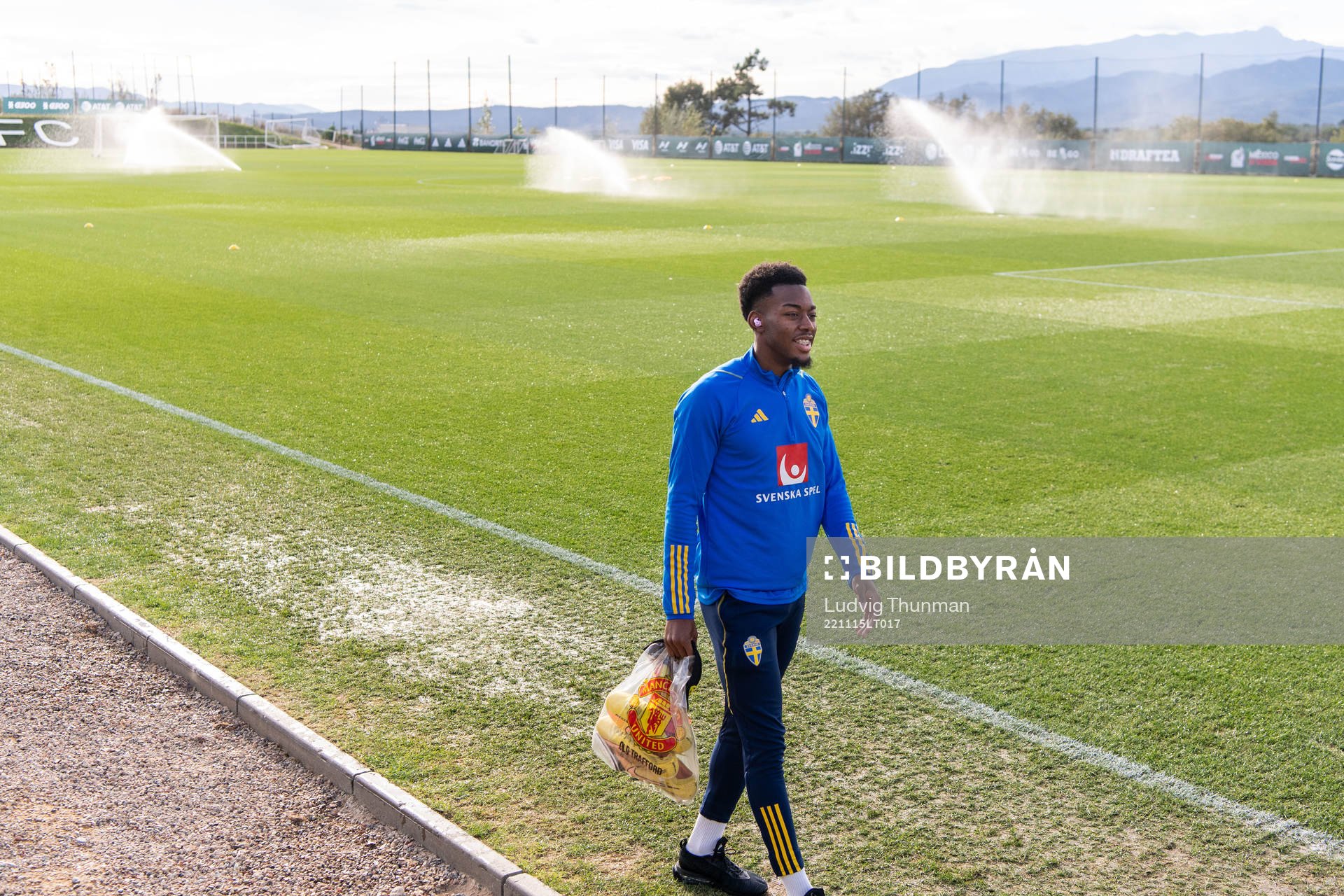 Anthony Elanga of the Swedish national football team
