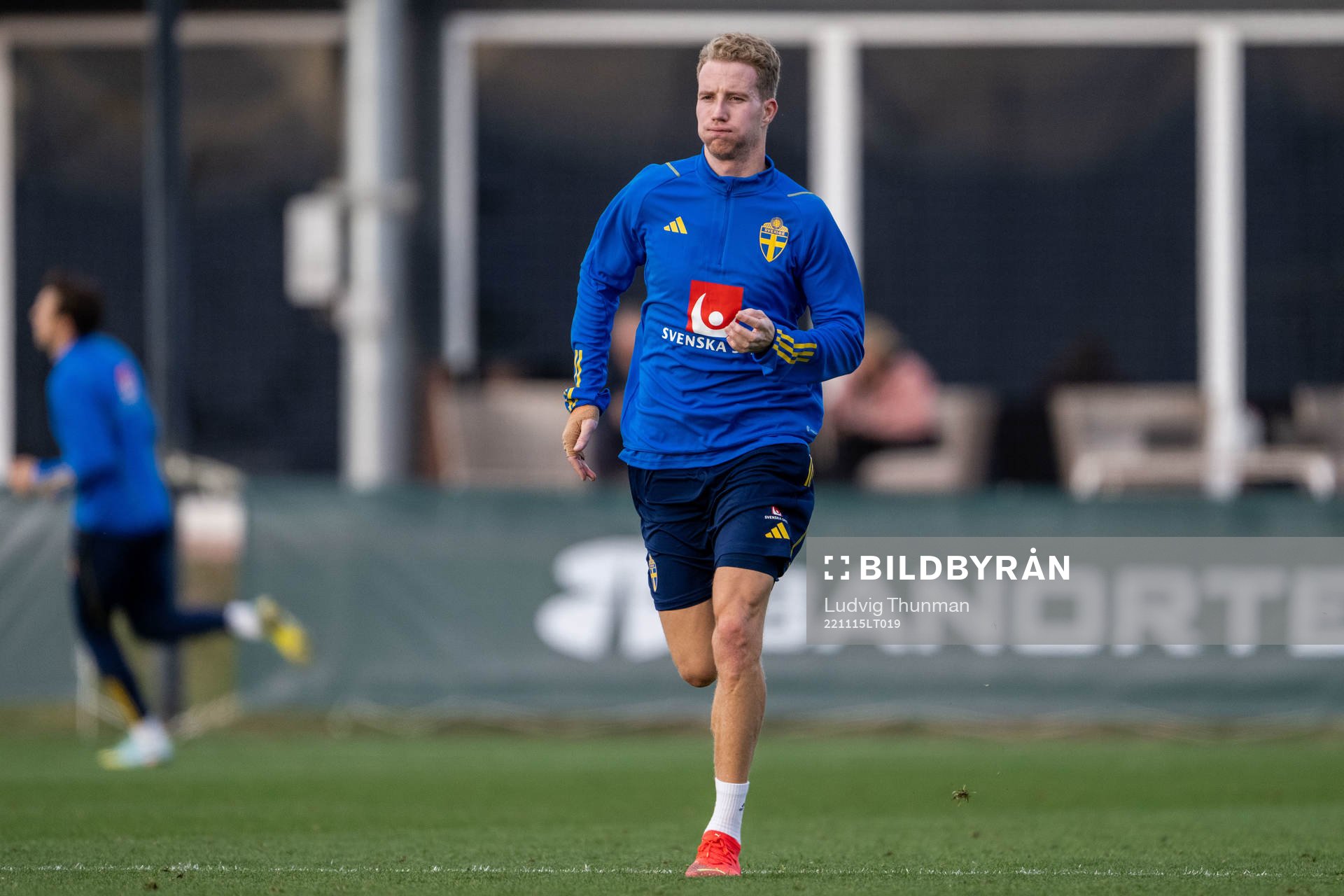 Samuel Gustafson of the Swedish national football team
