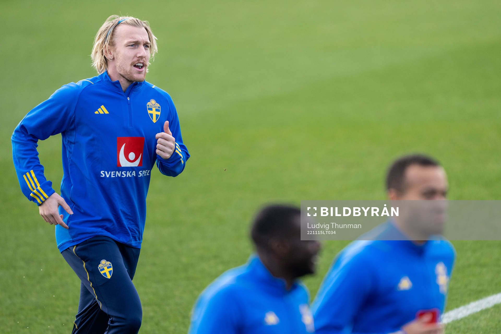 Emil Forsberg of the Swedish national football team
