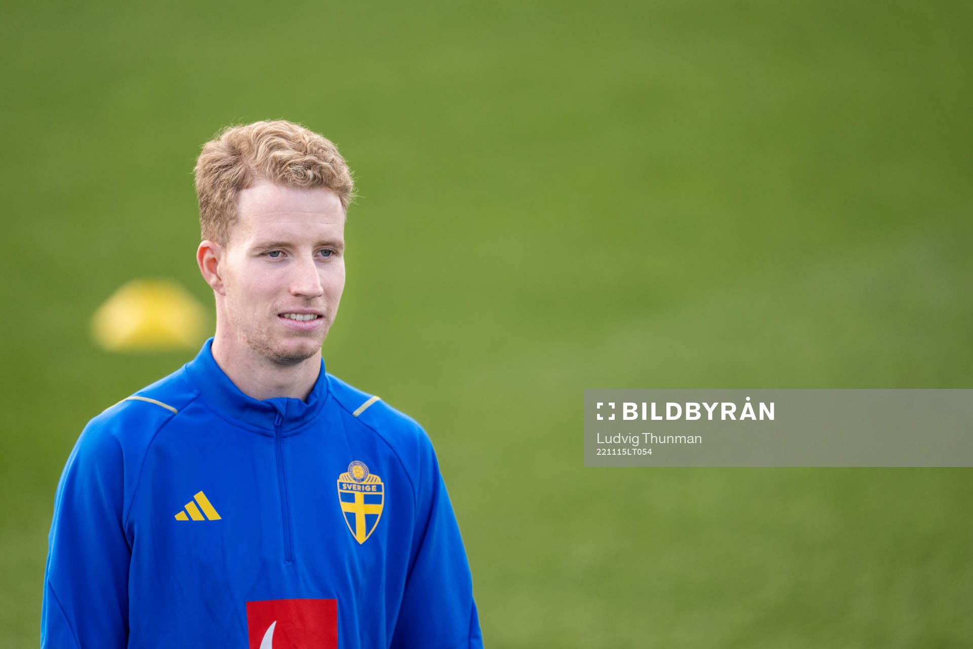 Samuel Gustafson of the Swedish national football team