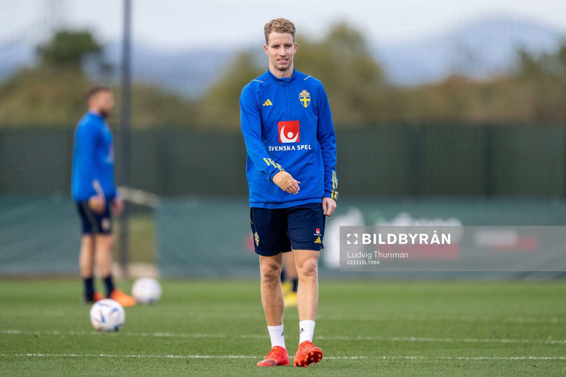 Samuel Gustafson of the Swedish national football team