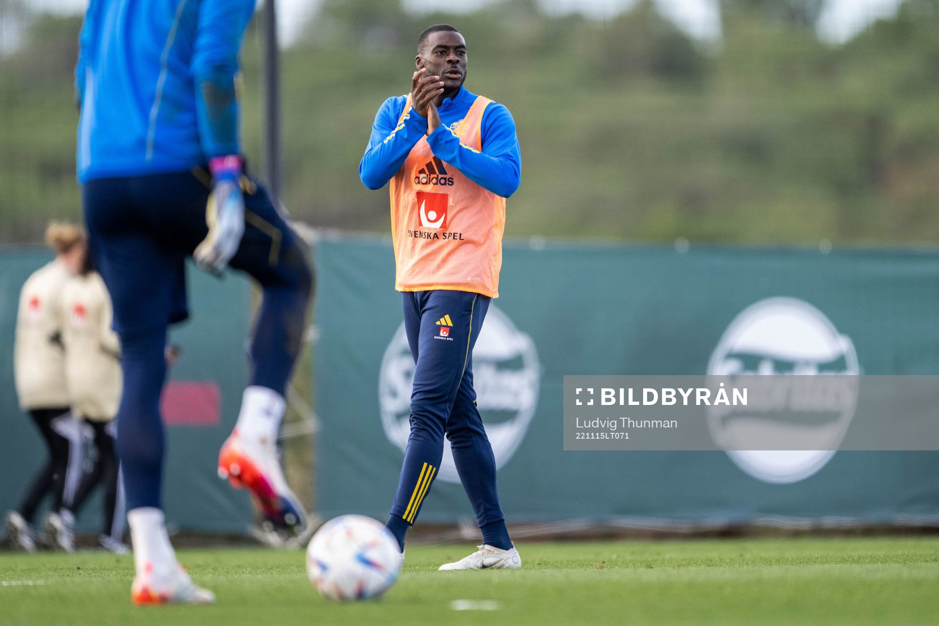 Ken Sema of the Swedish national football team