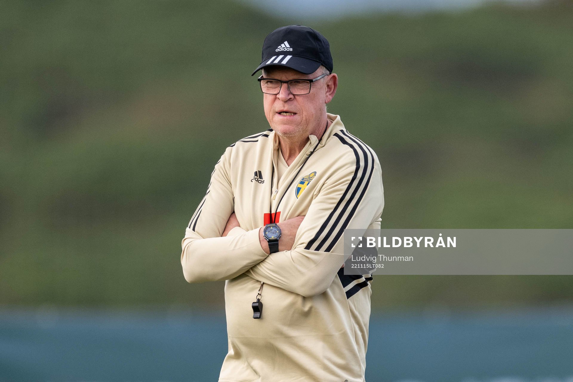 Head coach Janne Andersson of the Swedish national football