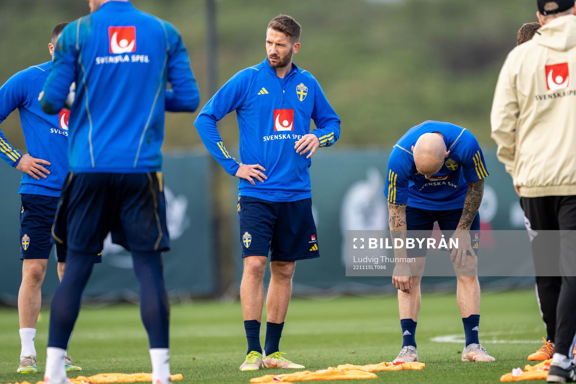 Marcus Rohdén of the Swedish national football team
