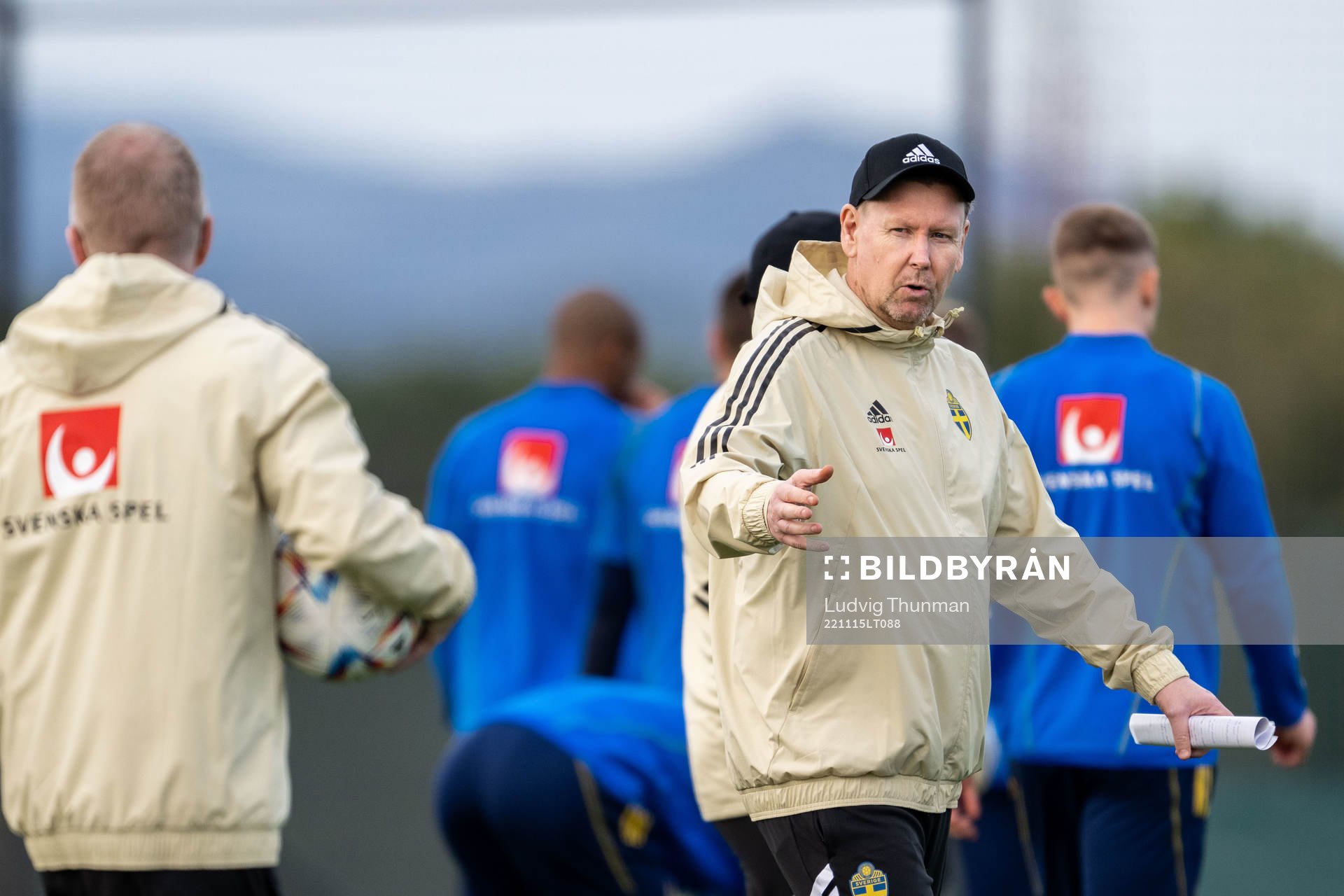 Assistant coach Peter Wettergren of the Swedish national