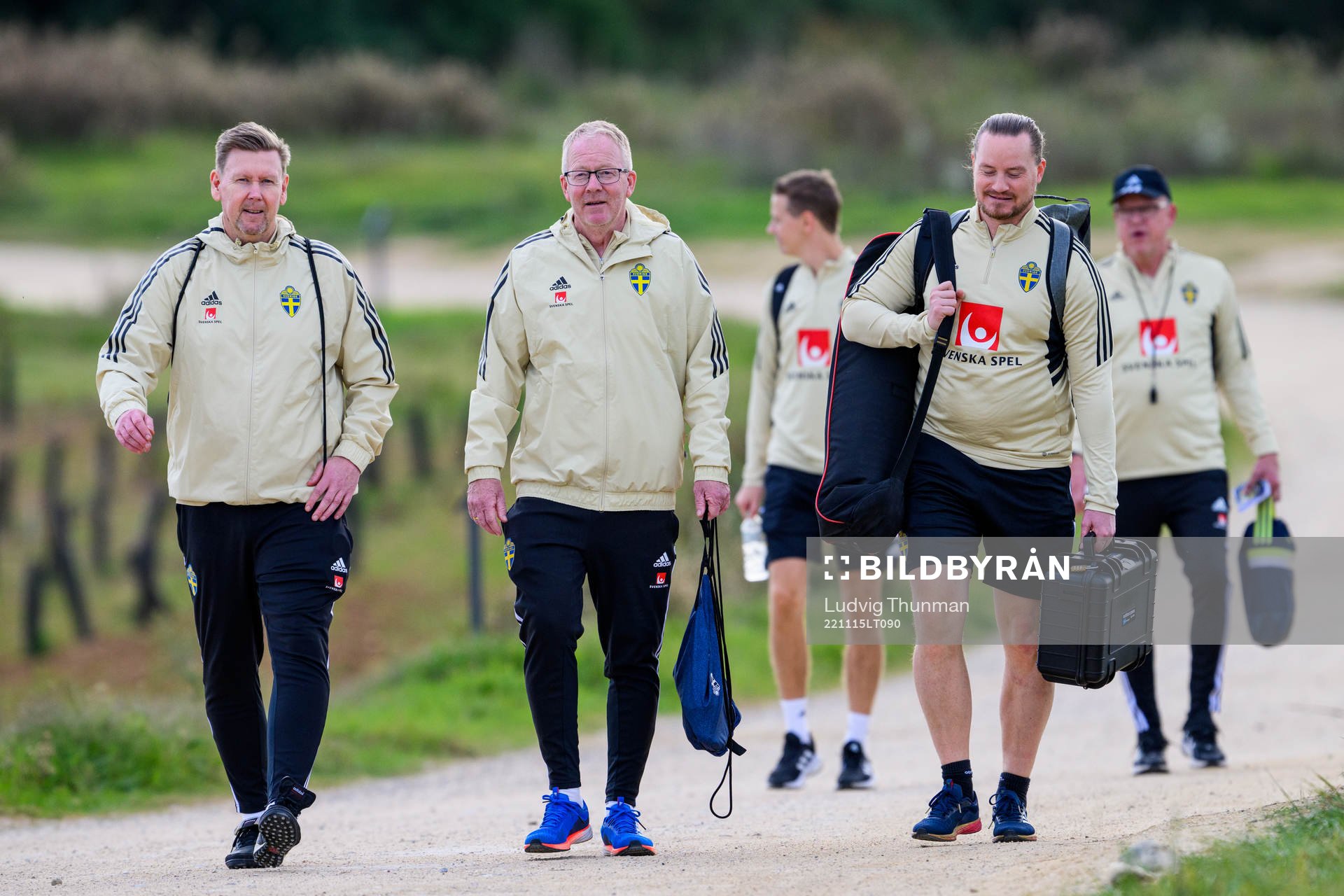 Assistant coach Peter Wettergren and scout Lasse Jacobsson