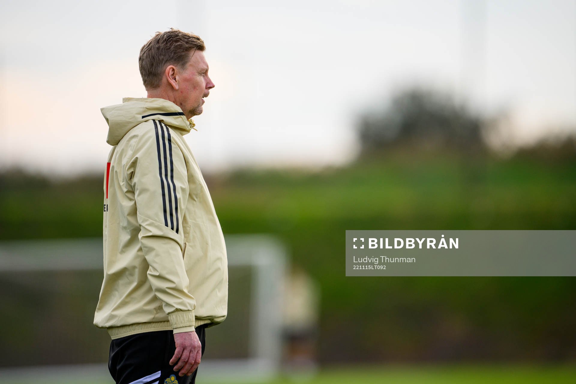 Assistant coach Peter Wettergren of the Swedish national