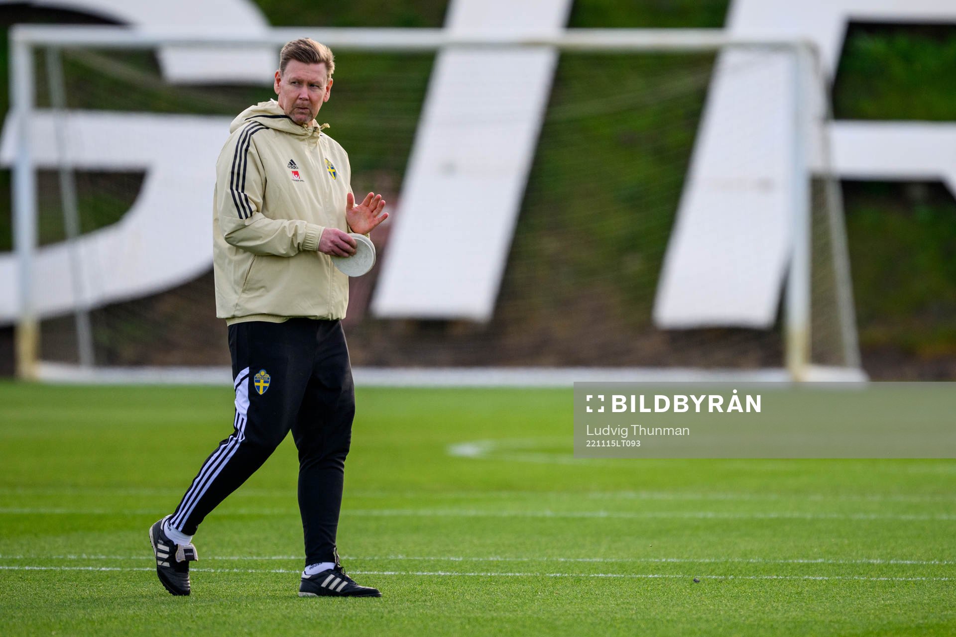 Assistant coach Peter Wettergren of the Swedish national