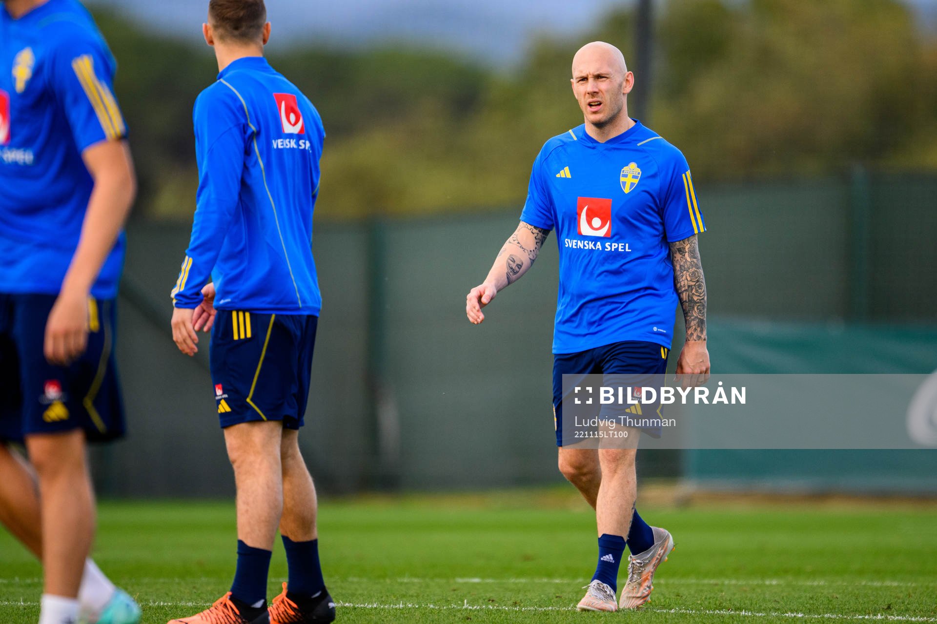 Magnus Eriksson of the Swedish national football team