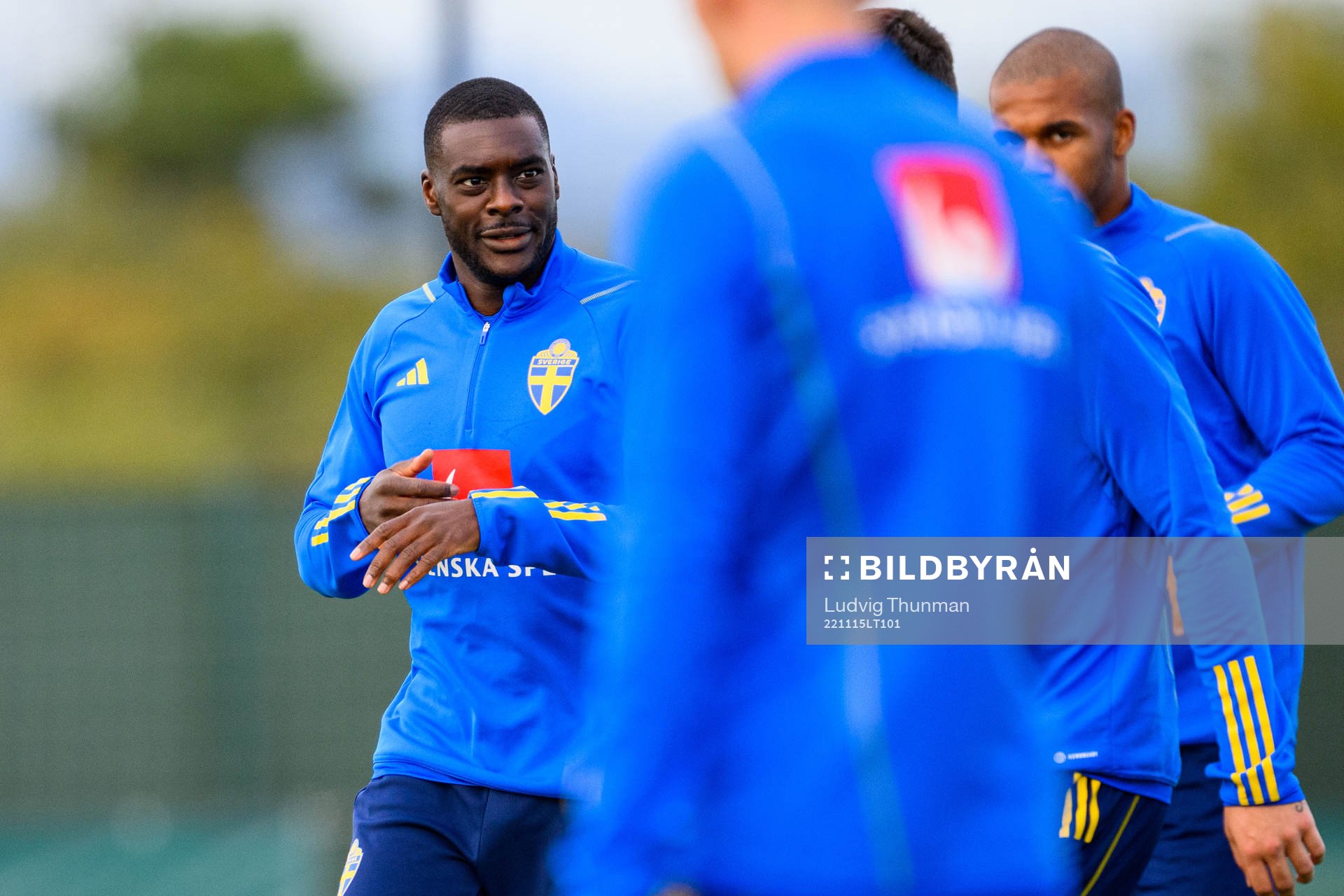 Ken Sema of the Swedish national football team