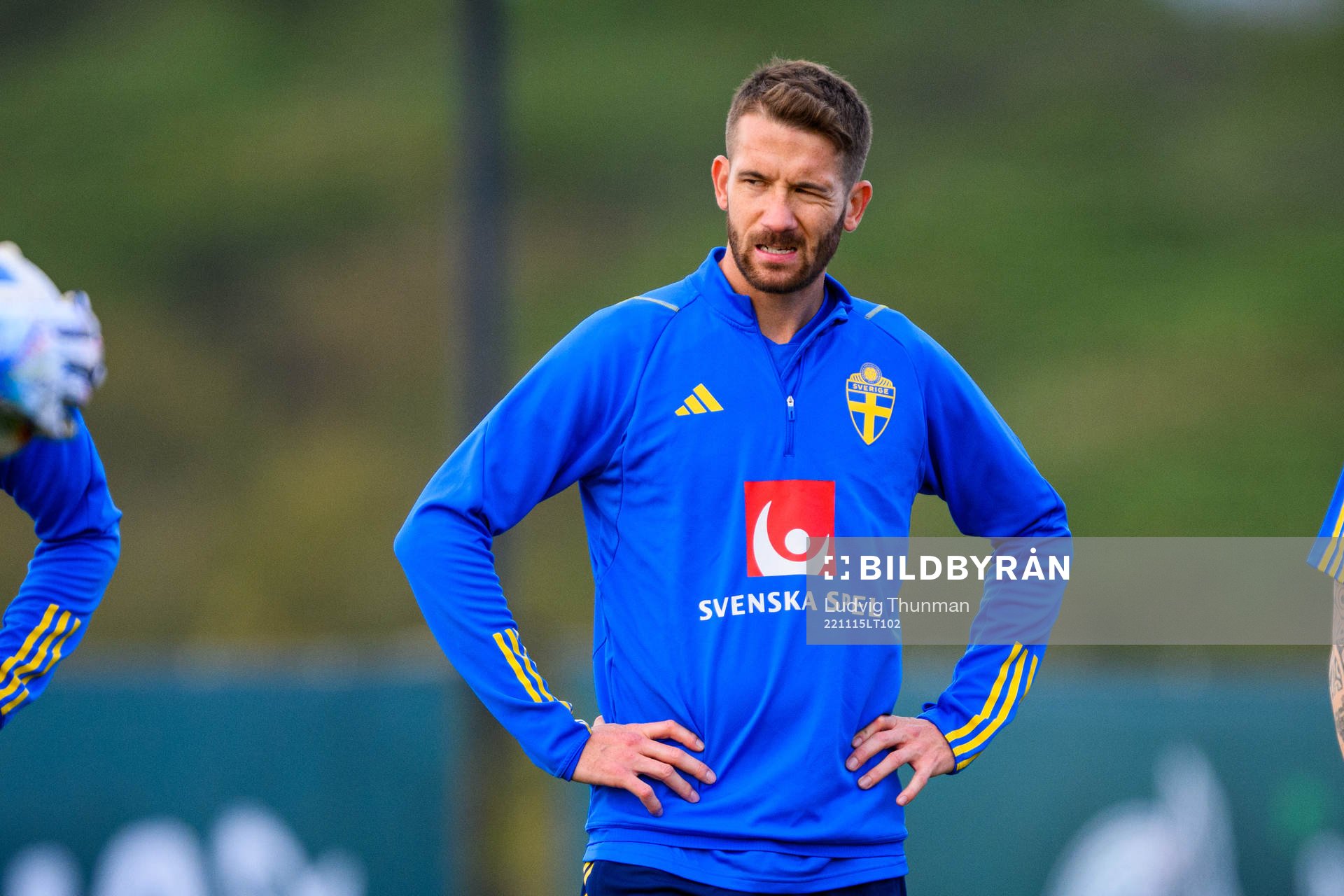 Marcus Rohdén of the Swedish national football team