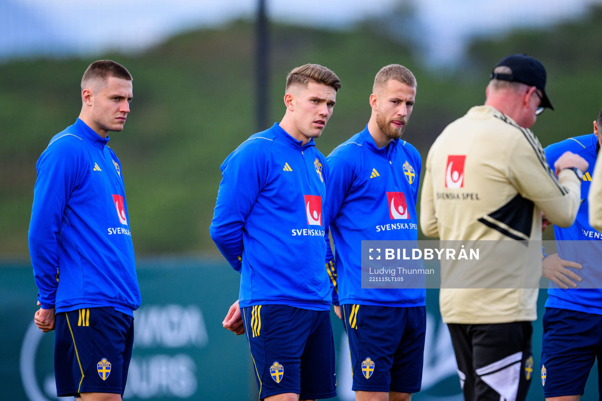 Mattias Svanberg, Viktor Gyökeres and Filip Dagerstål of