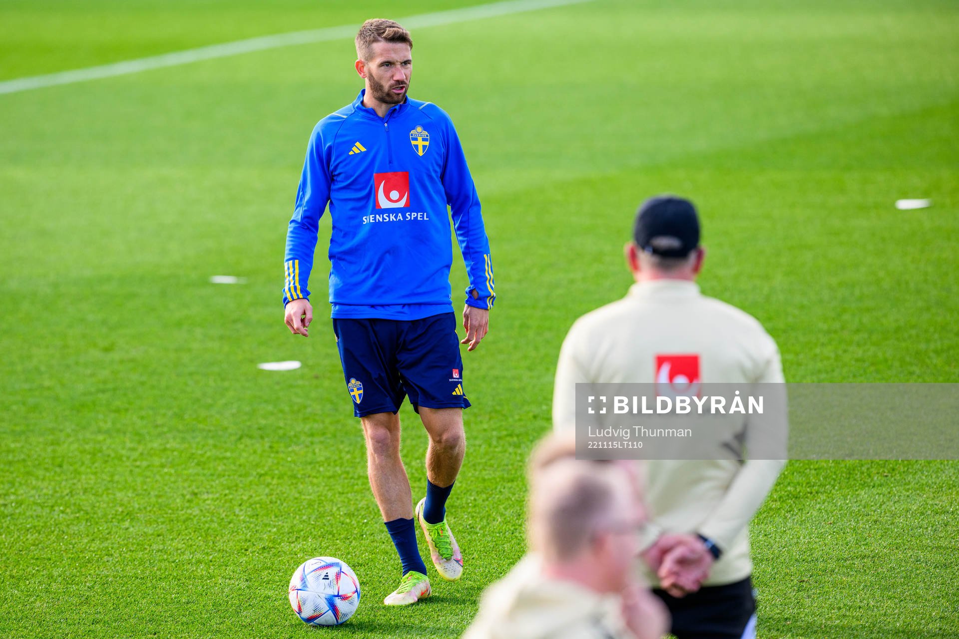 Marcus Rohdén of the Swedish national football team
