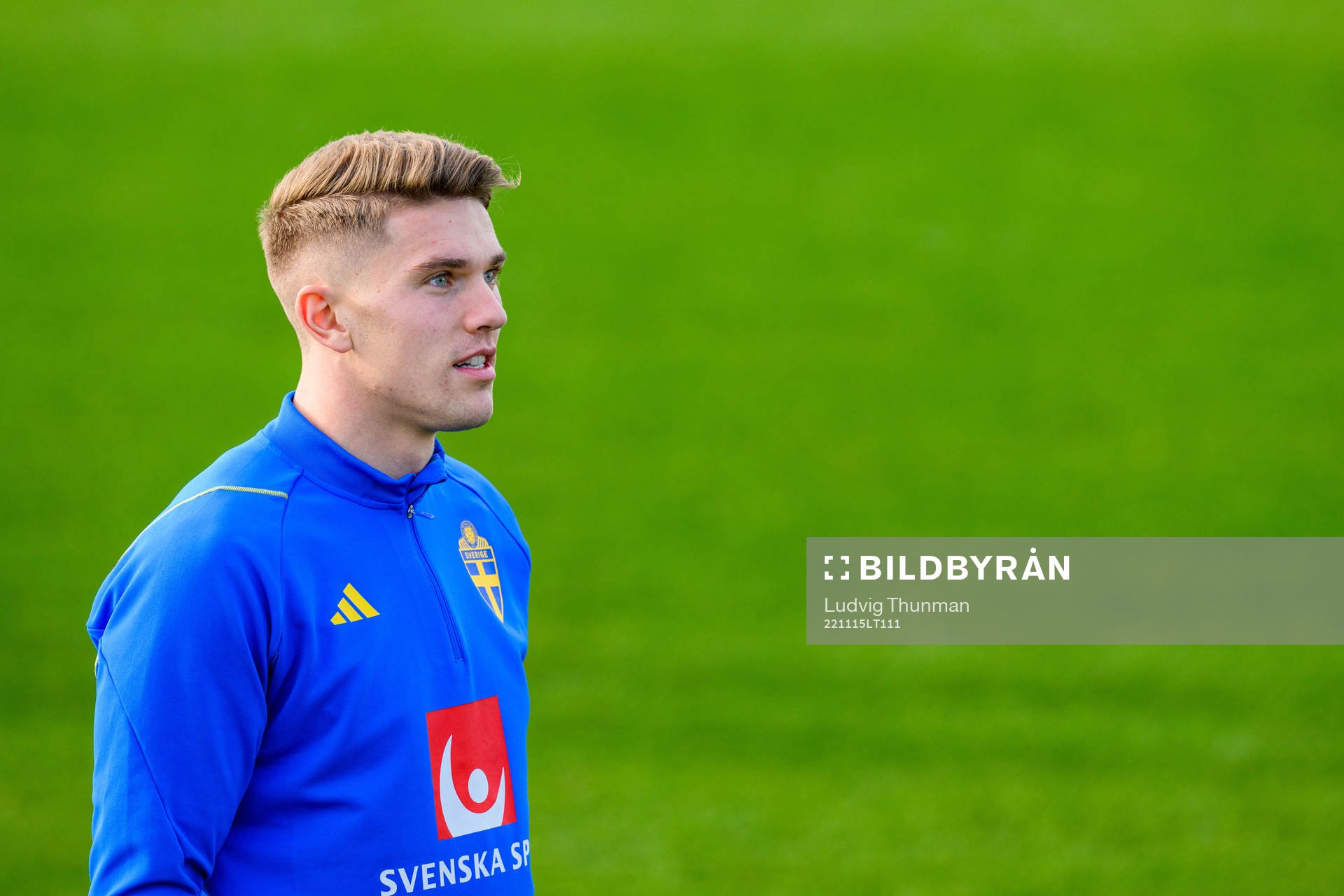 Viktor Gyökeres of the Swedish national football team