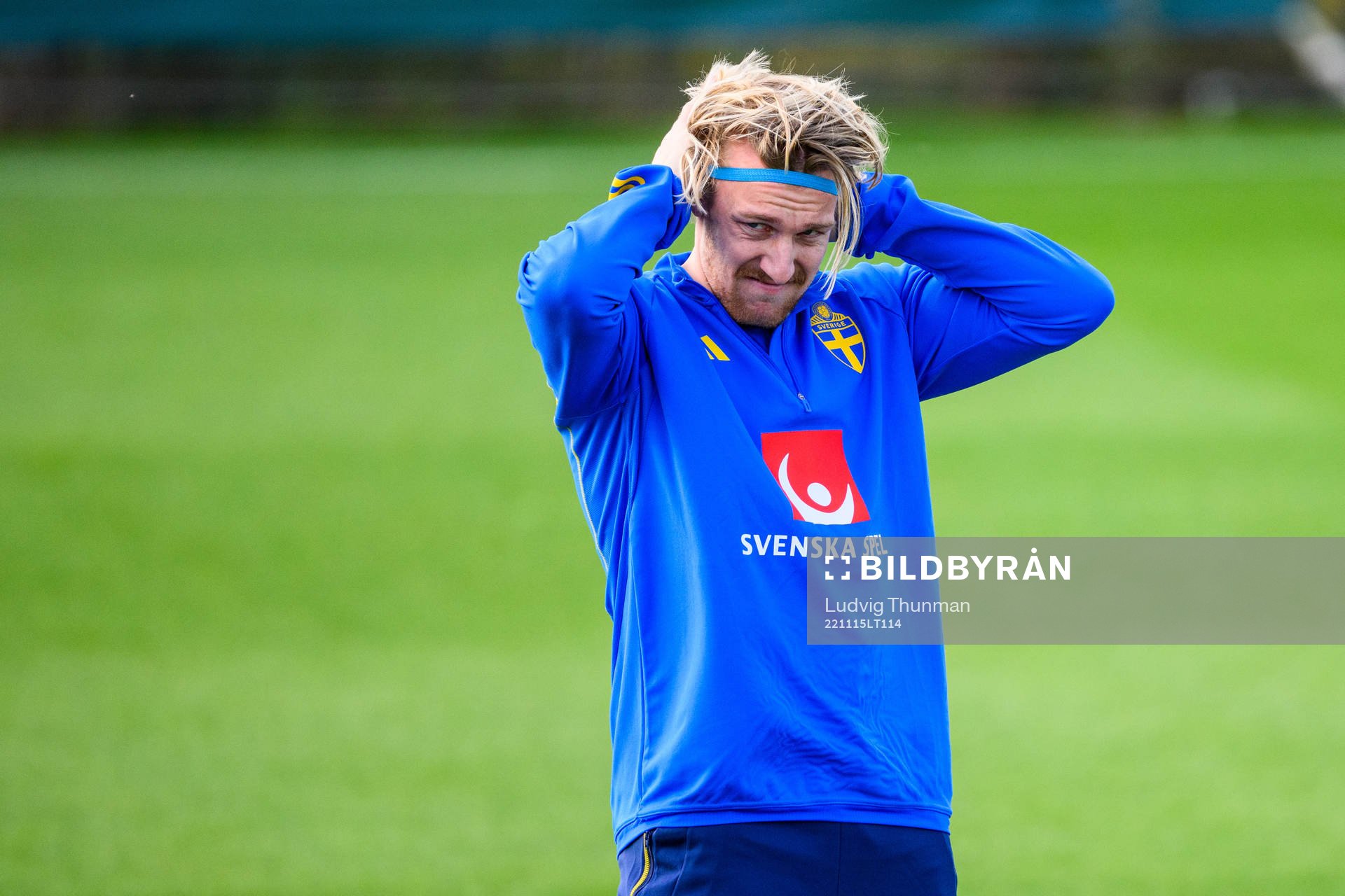 Emil Forsberg of the Swedish national football team