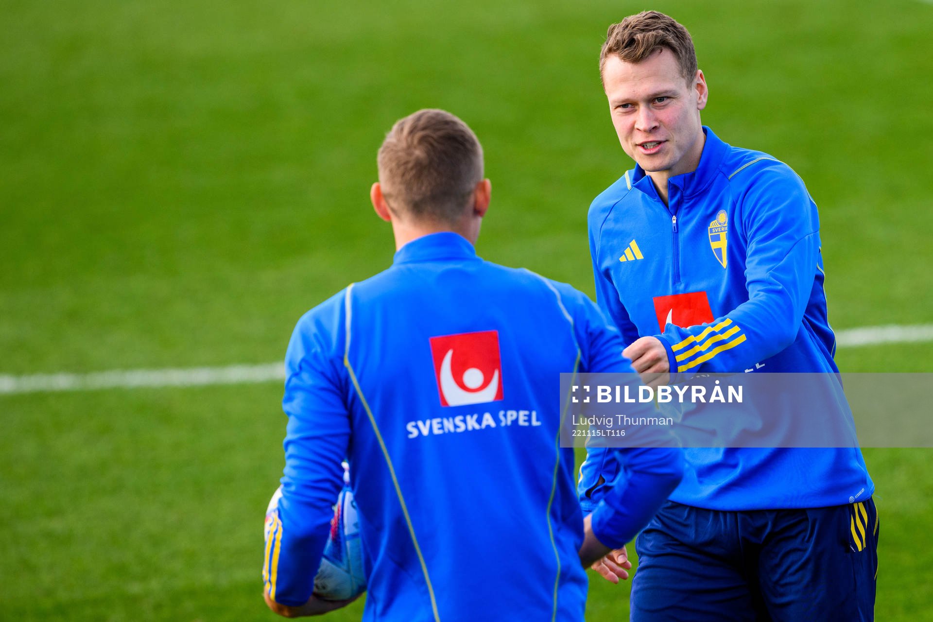 Viktor Claesson of the Swedish national football team