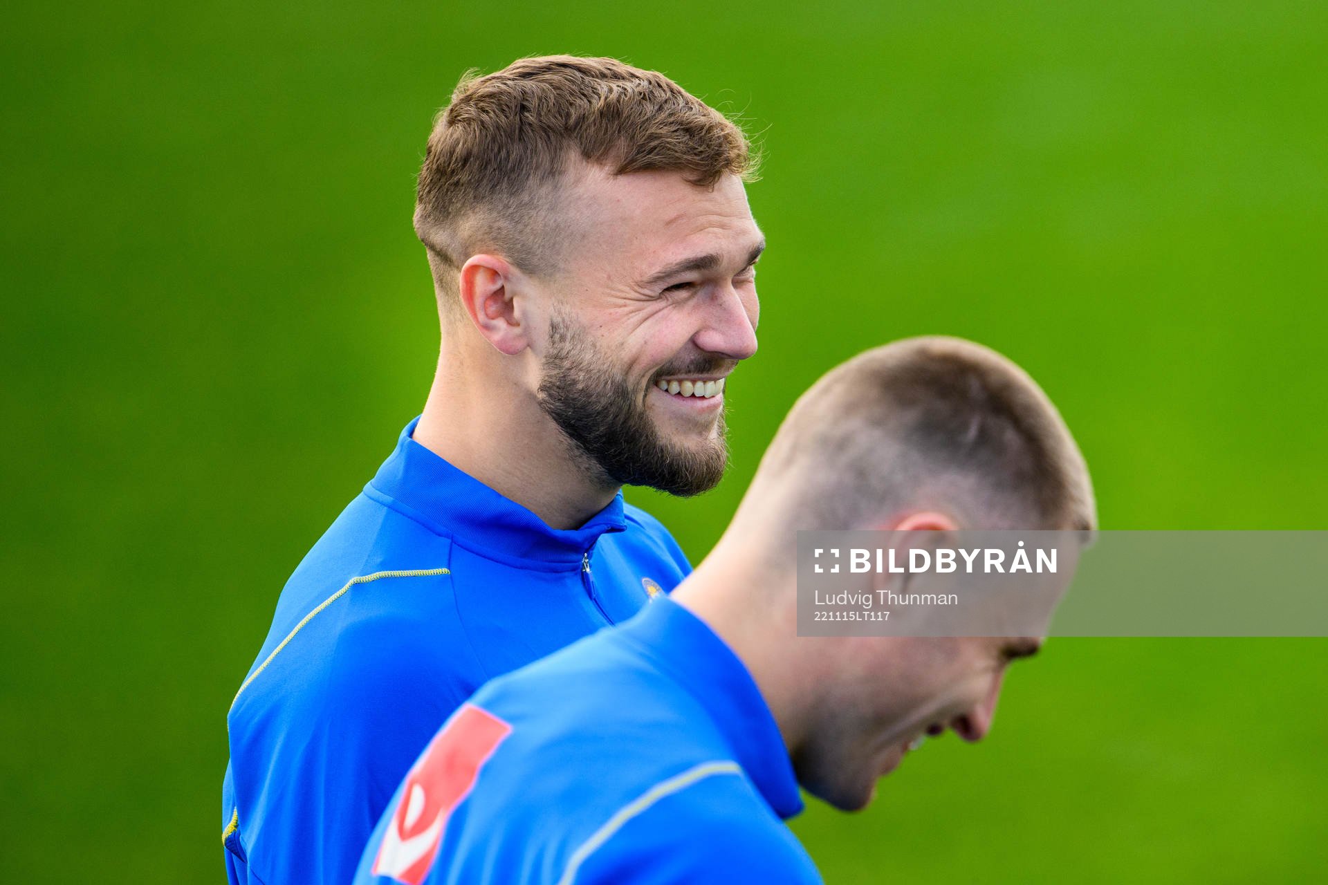 Jesper Karlström of the Swedish national football team
