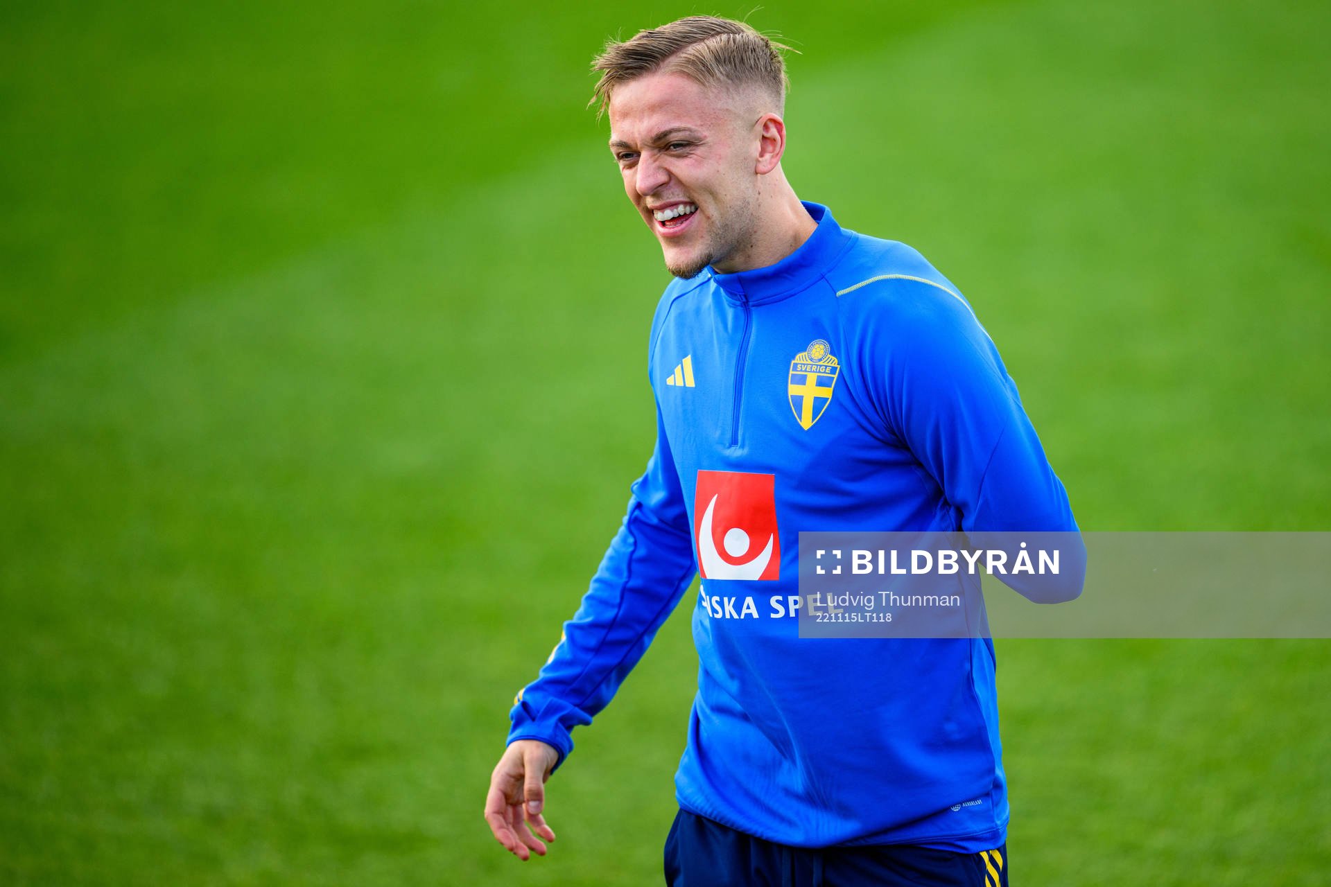 Jesper Karlsson of the Swedish national football team