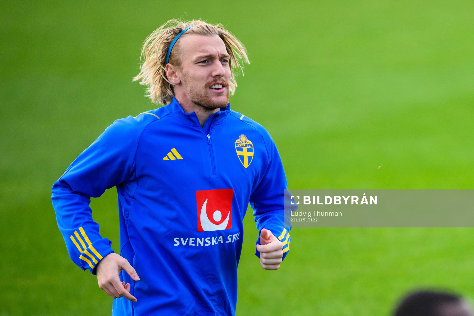 Emil Forsberg of the Swedish national football team