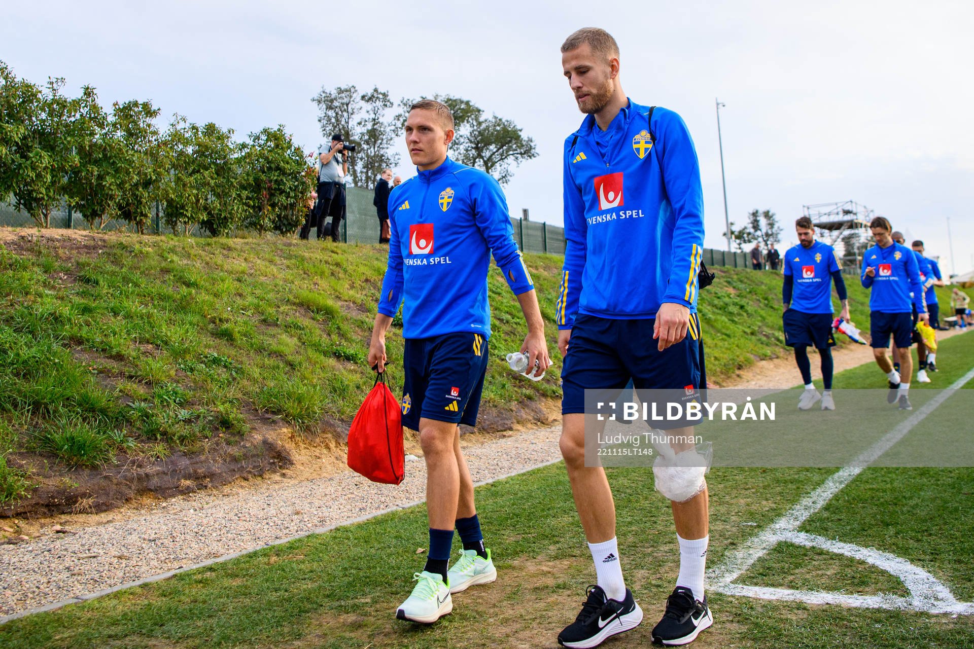 Ludwig Augustinsson and Filip Dagerstål of the Swedish