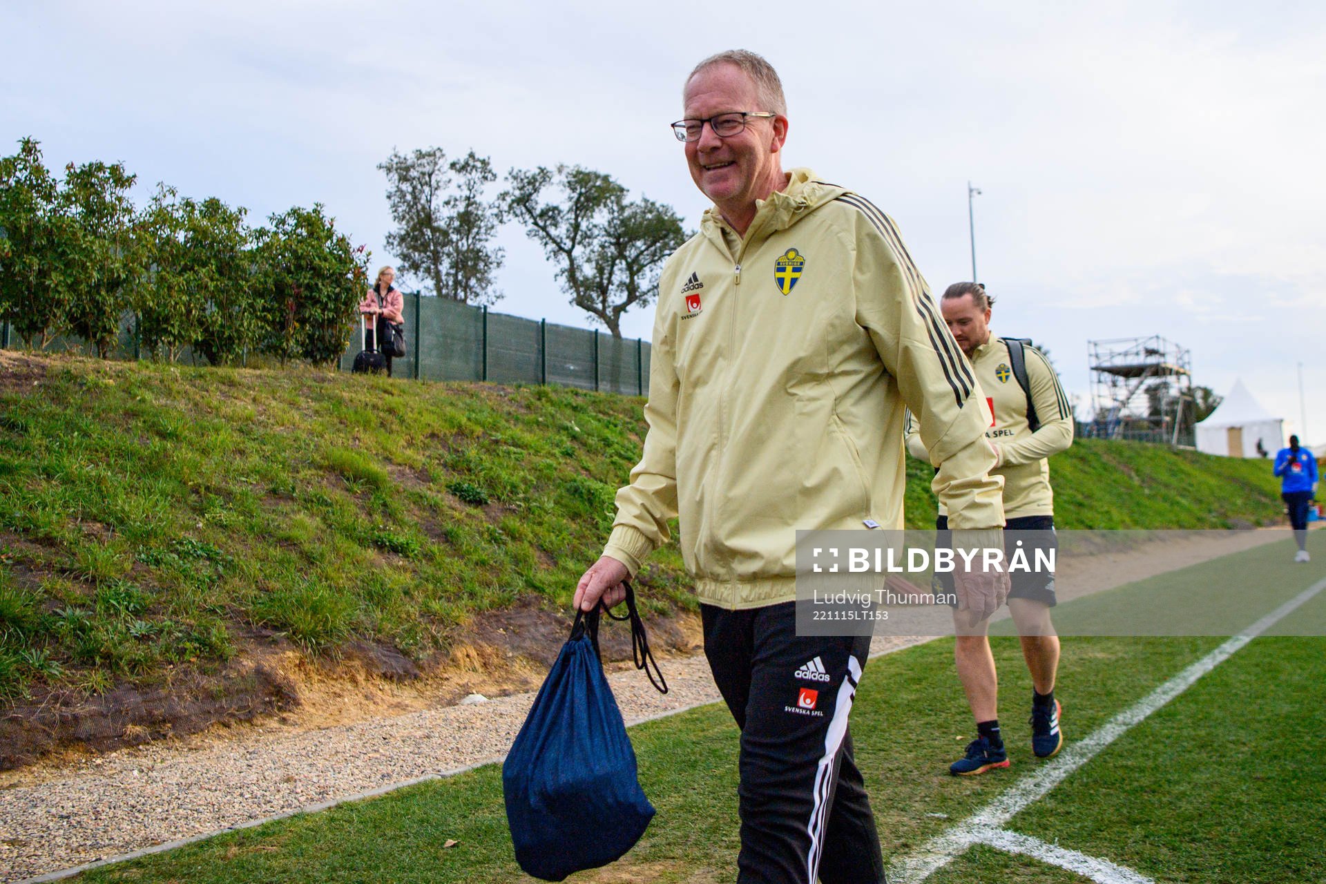 Scout Lasse Jacobsson of the Swedish national football team