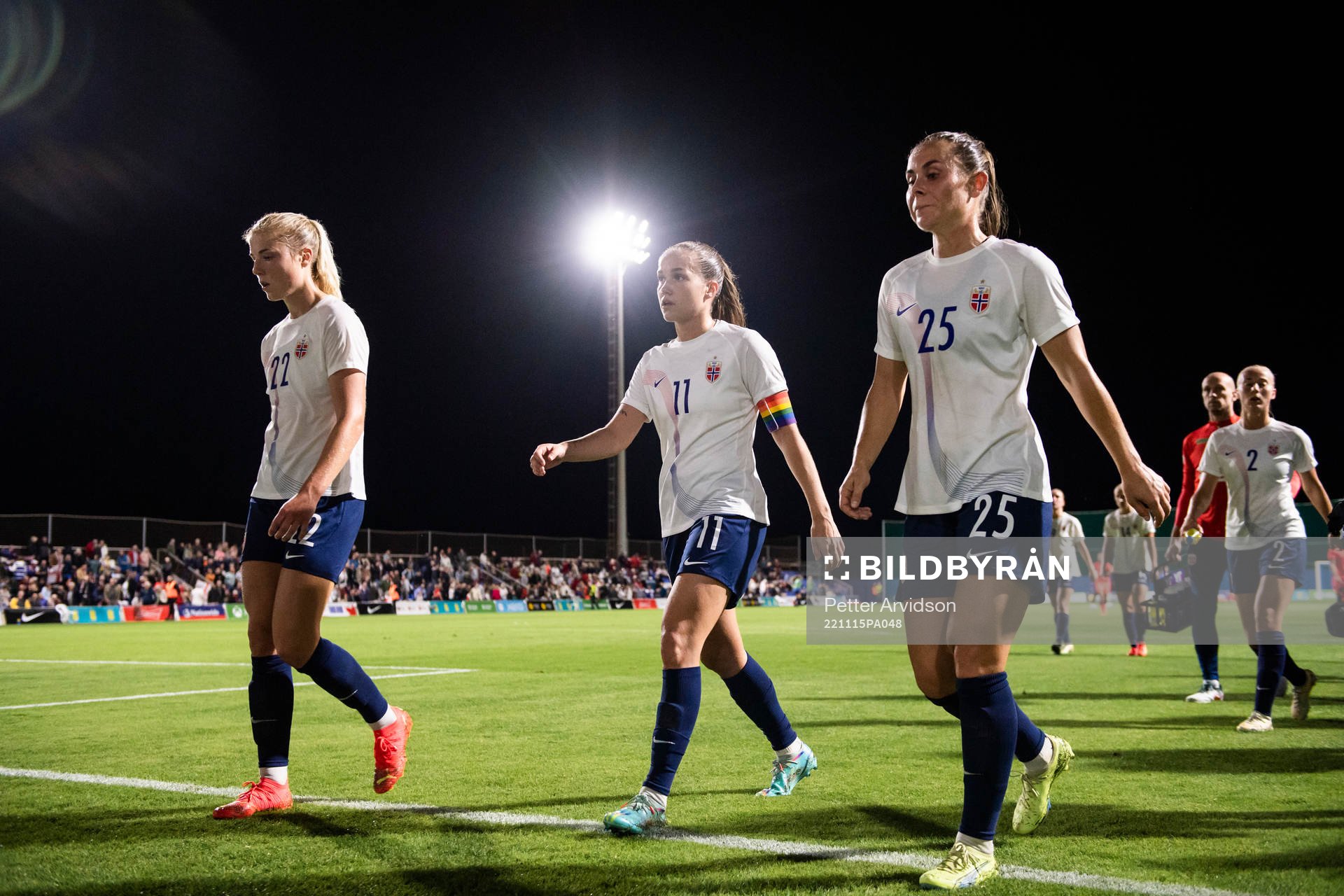 Sophie Roman Haug, Guro Reiten and Emilie Haavi of Norway