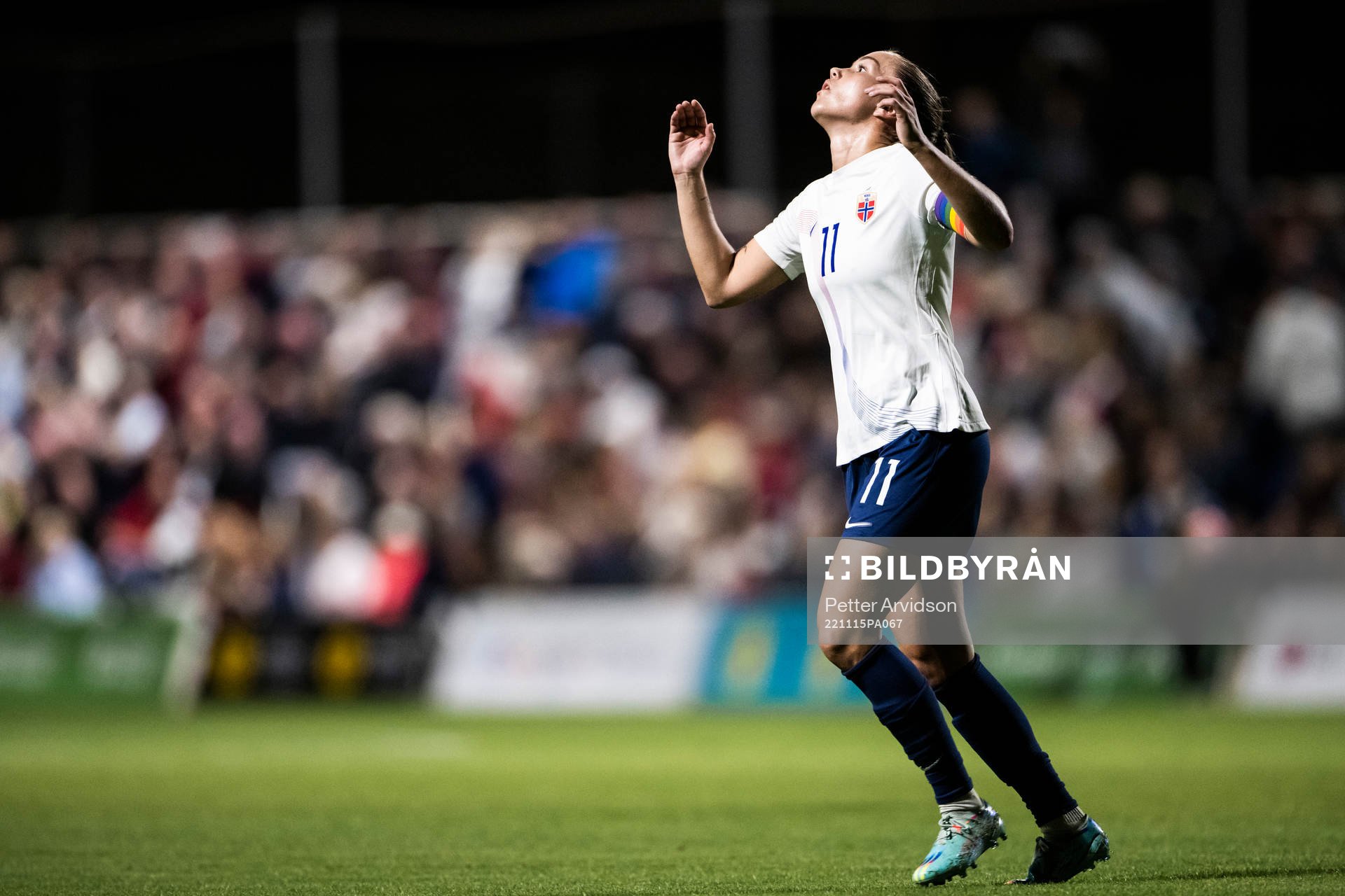Guro Reiten of Norway looks dejected