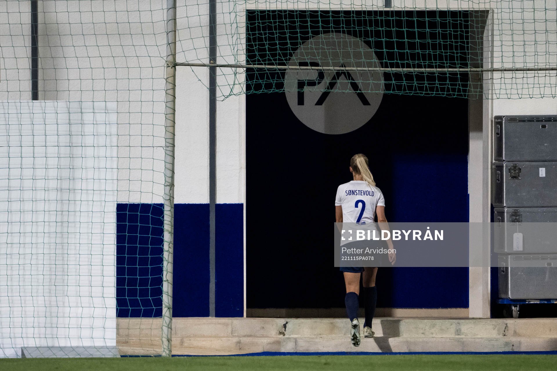 Anja Sønstevold of Norway leaves the pitch