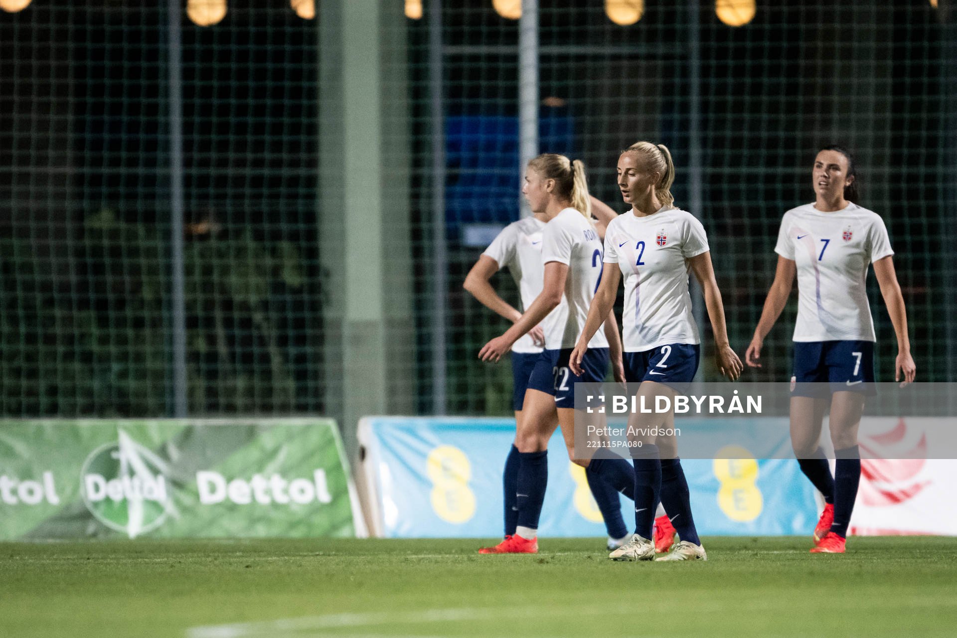 Anja Sønstevold of Norway looks dejected