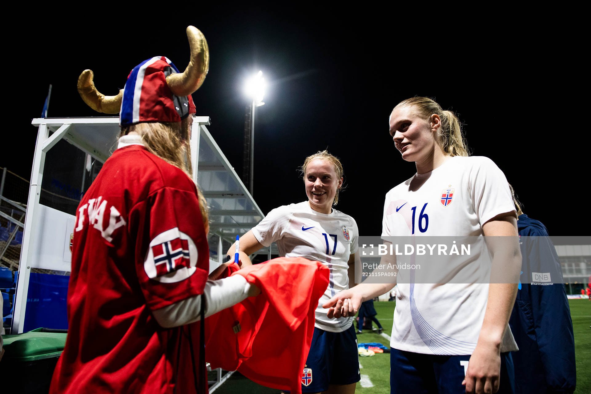 Julie Blakstad and Mathilde Harviken of Norway