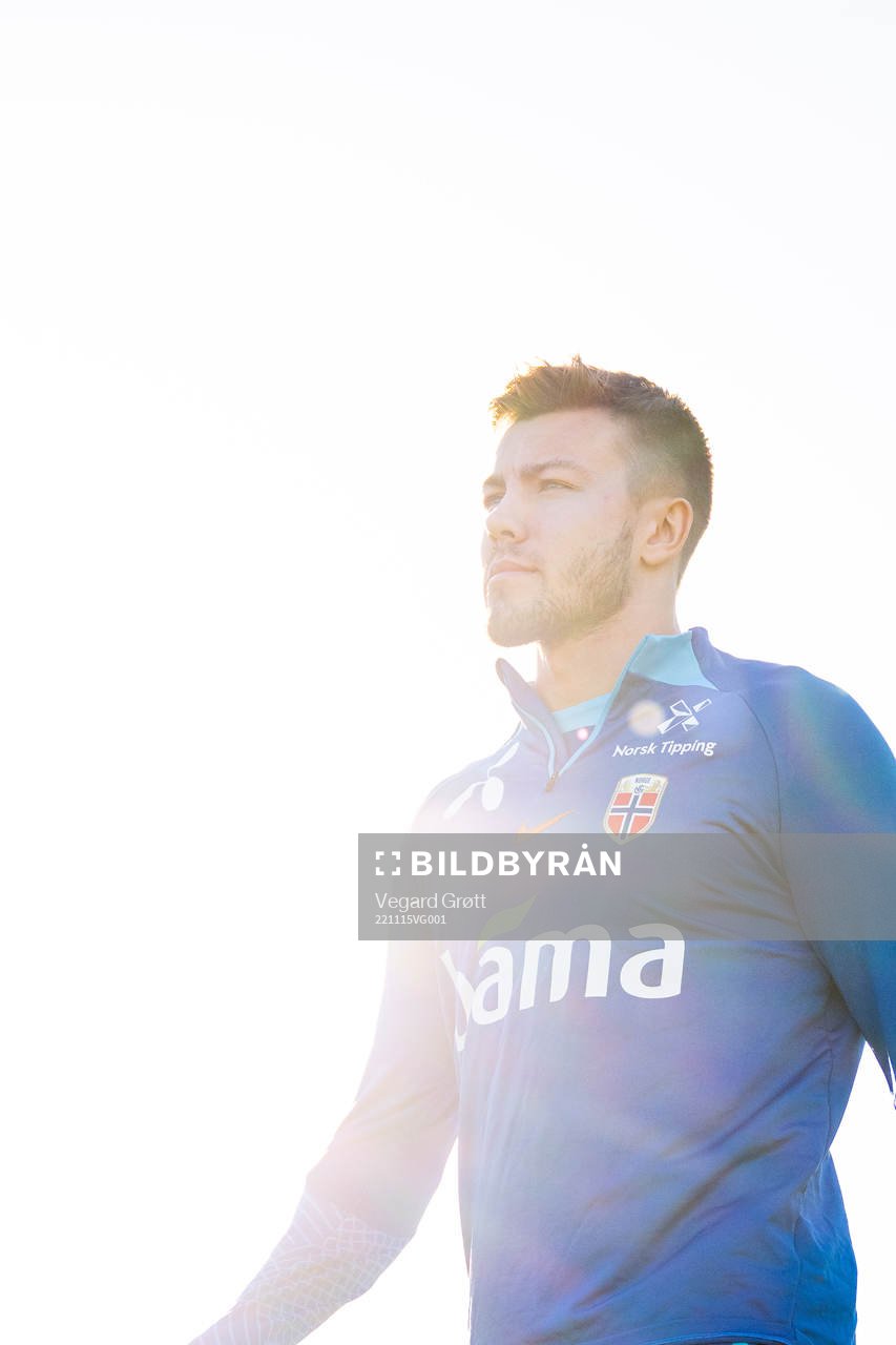 Fredrik André Bjørkan of the Norwegian national football