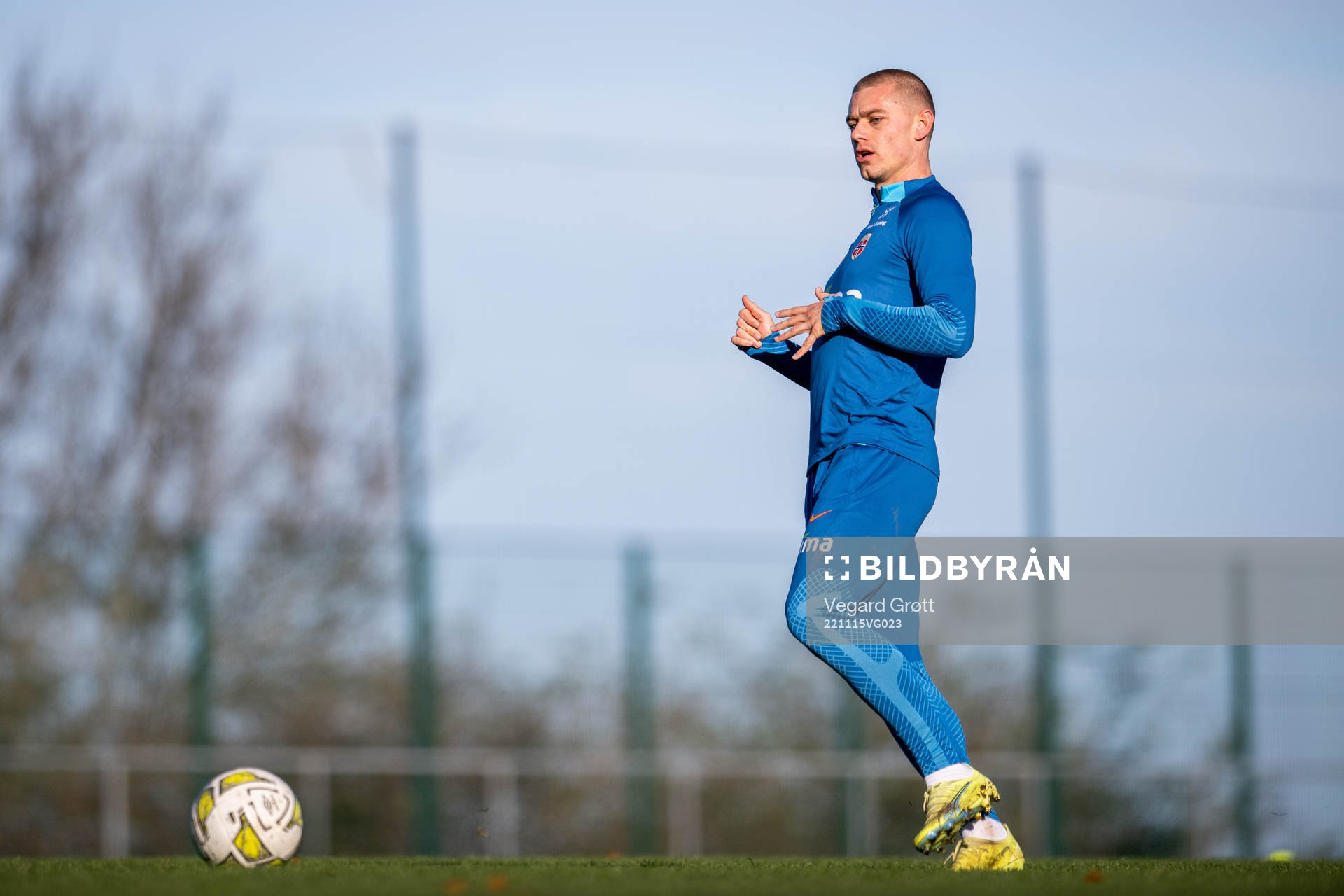 Julian Ryerson of the Norwegian national football team