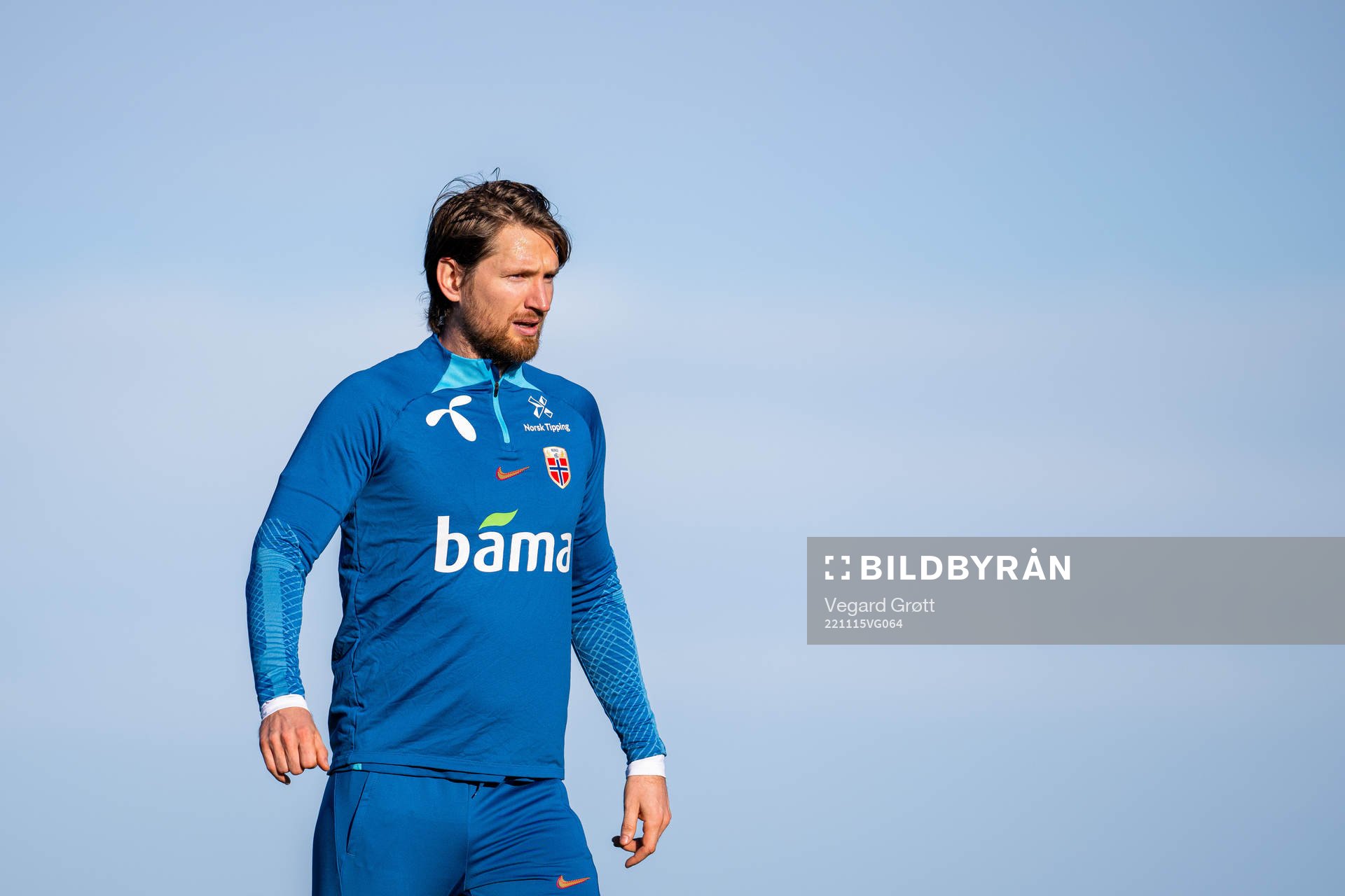 Stefan Strandberg of the Norwegian national football team