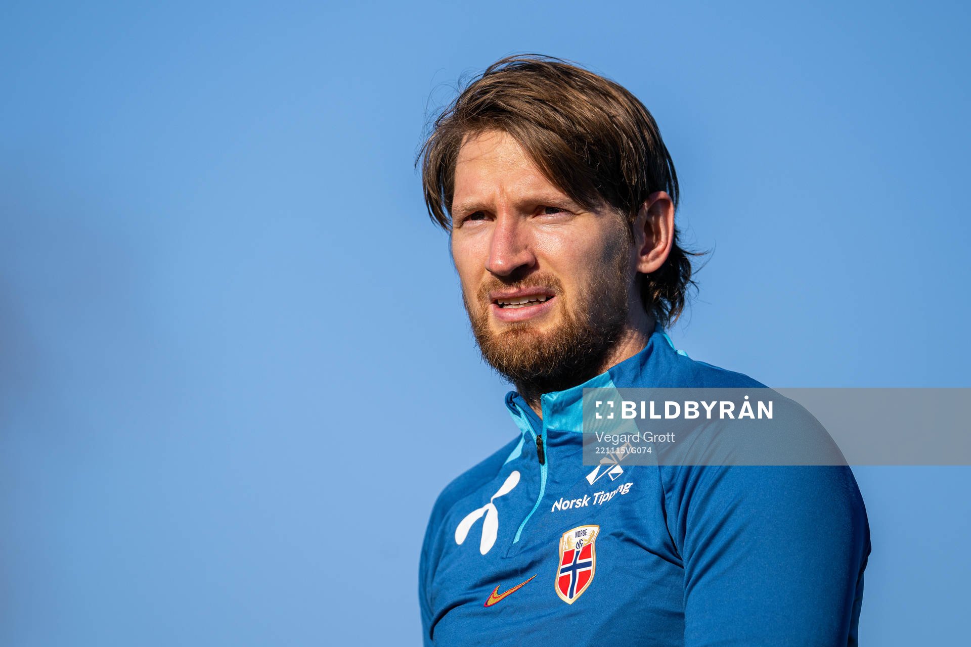 Stefan Strandberg of the Norwegian national football team