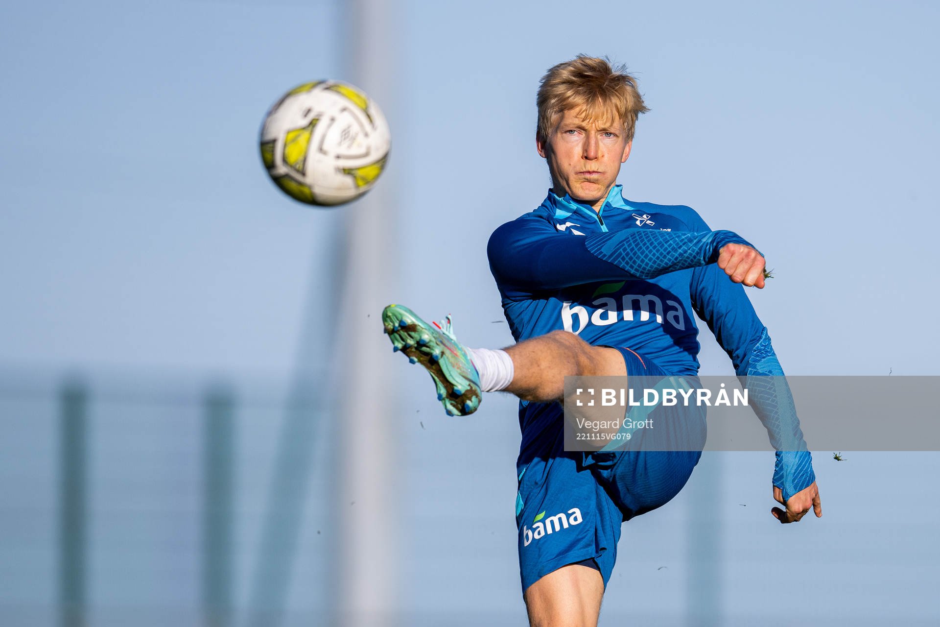Birger Meling of the Norwegian national football team