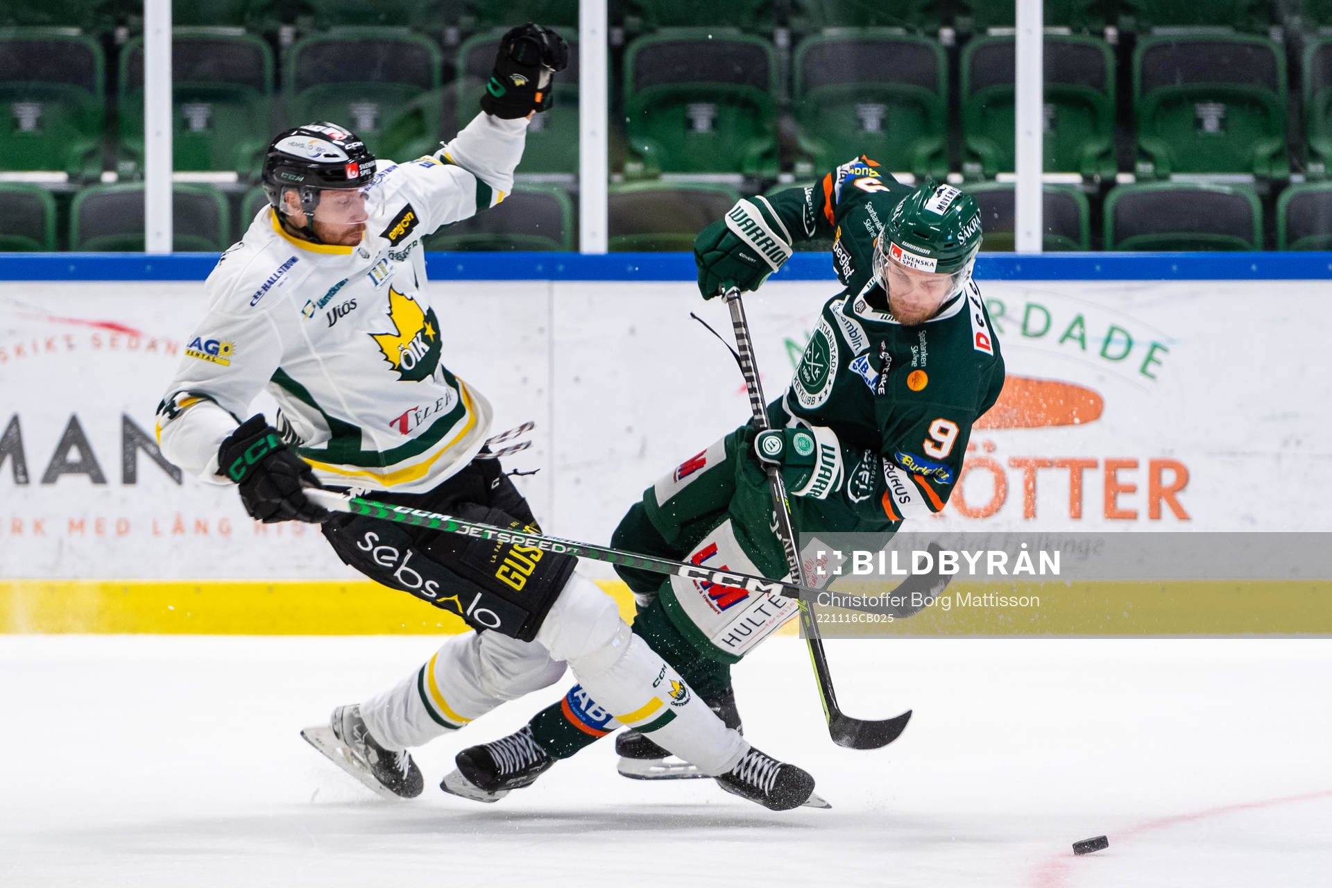Östersunds David Westlund och Kristianstads Viktor Grahn