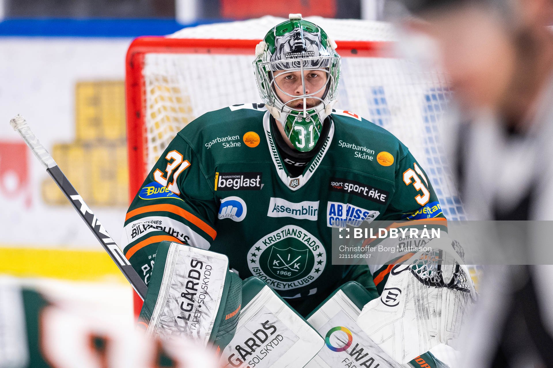 Kristianstads målvakt Jörgen Hanneborg