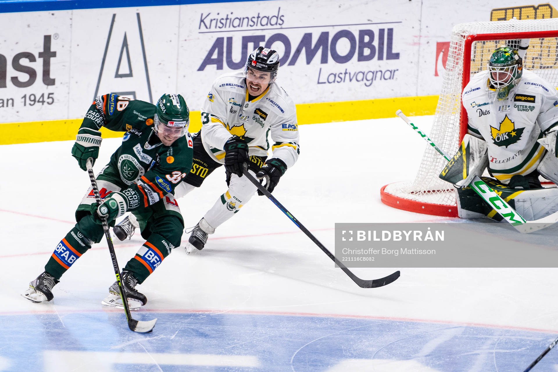 Kristianstads Filip Karlsson och Östersunds Albin Runesson