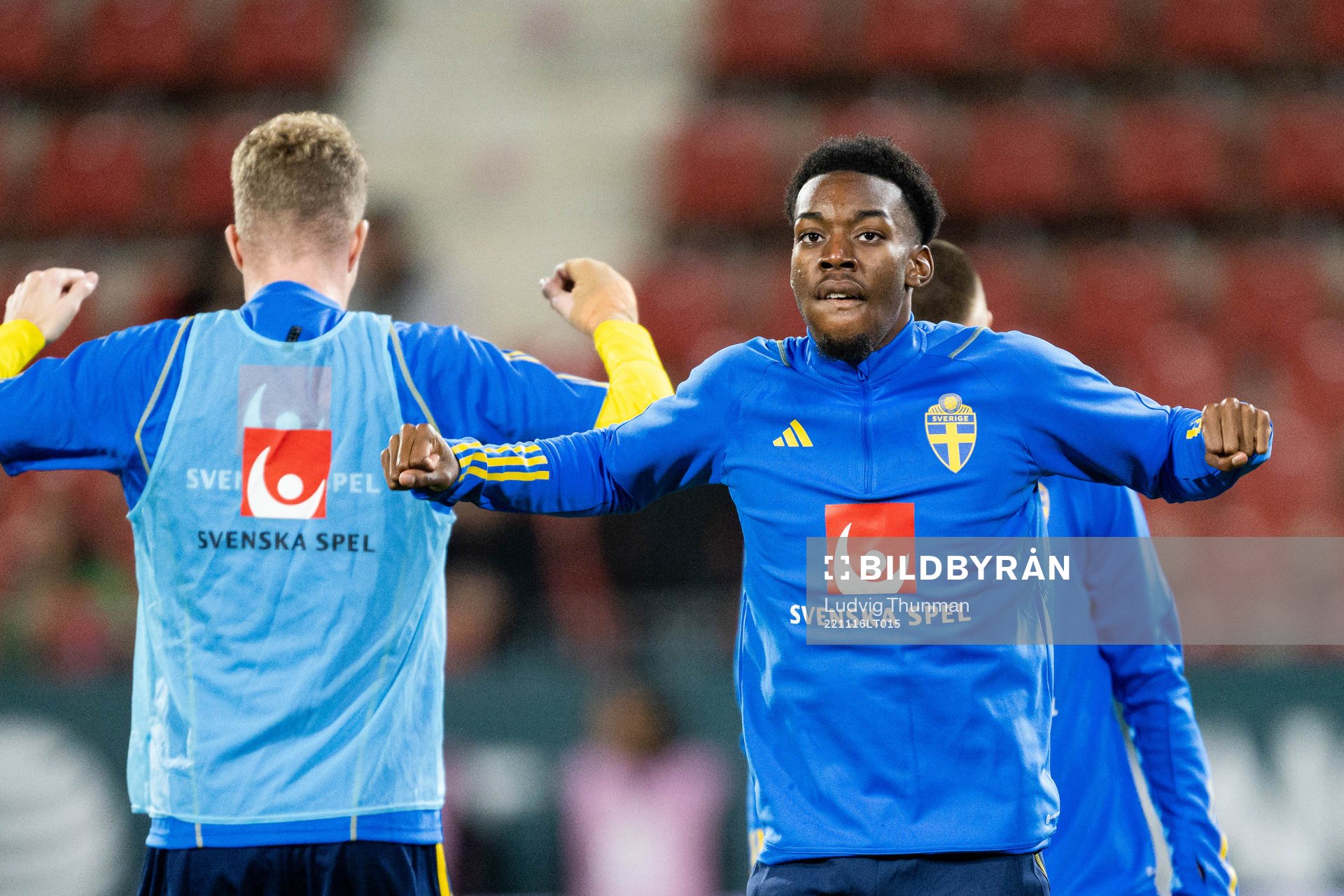 Anthony Elanga of Sweden